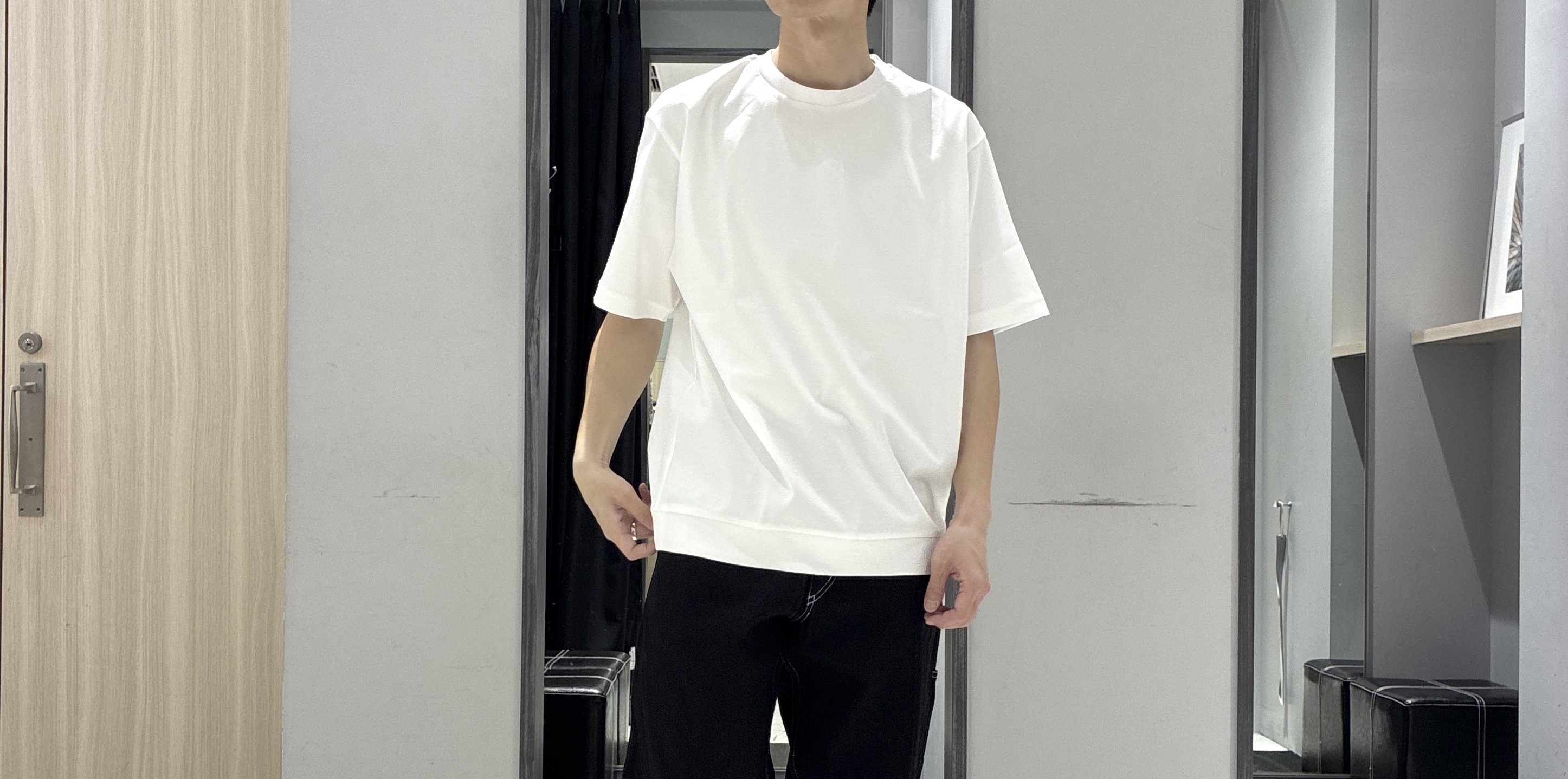 わいずみさんの「TAKEO KIKUCHI｜【BOWLER HAT LABEL】ビリケンさんプリント 半袖シャツ」を使ったコーディネート