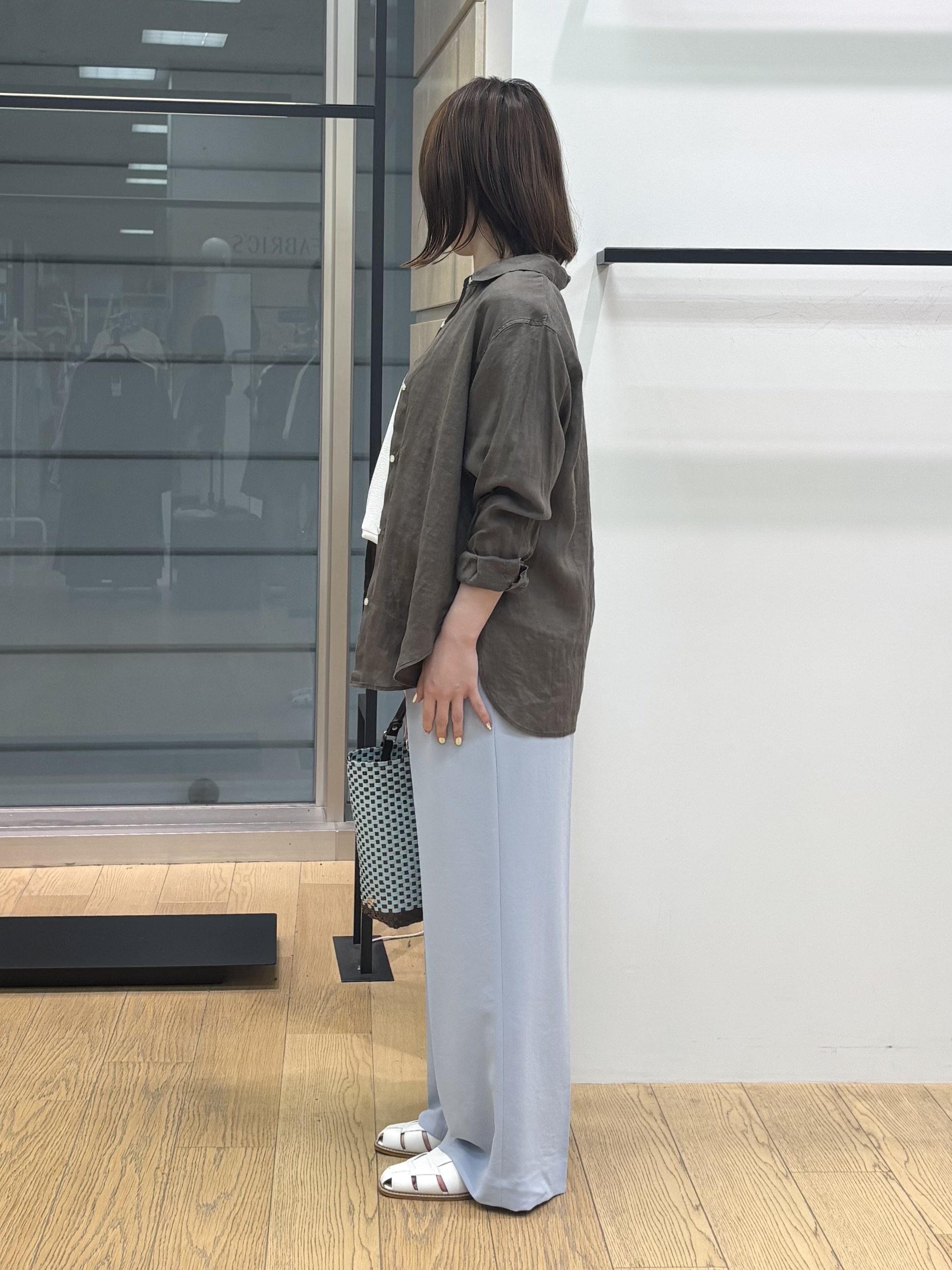 asamiさんの「INDIVI｜【洗える／2WAY／裾ドロスト付き】 ドルマンスリーブチュニックトップス」を使ったコーディネート