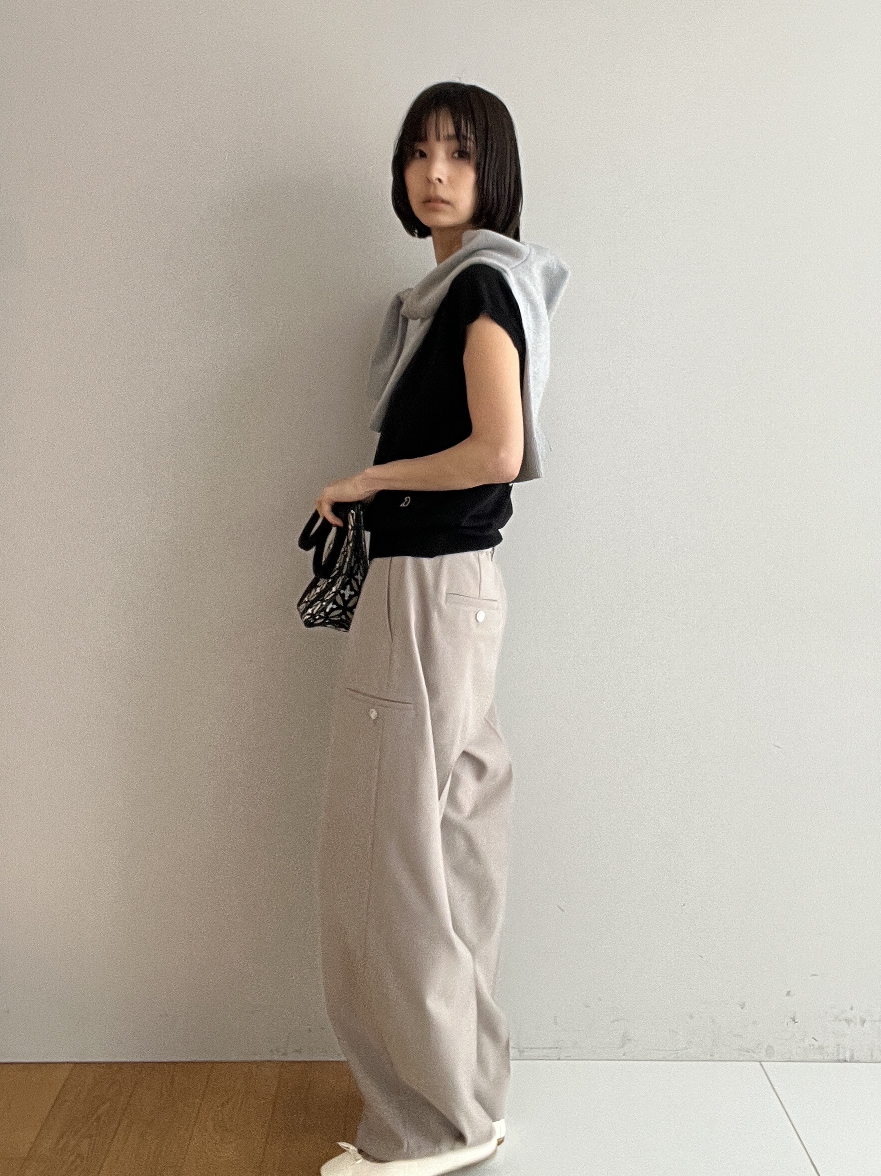 misaさんの「DRESSTERIOR｜【接触冷感/ウォッシャブル/otonaMUSE5月号掲載】カービーカーゴパンツ」を使ったコーディネート