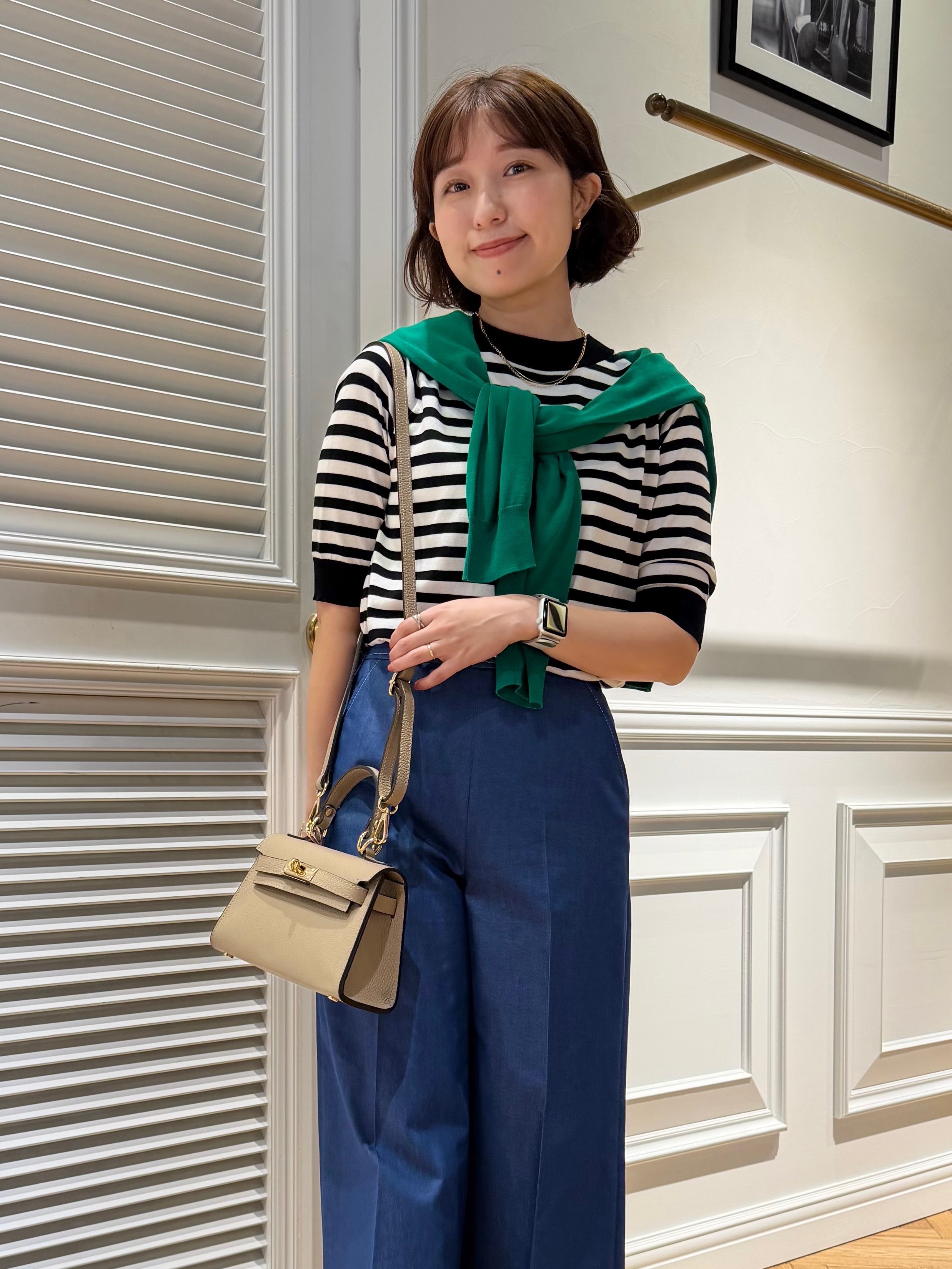 つじ まこさんの「DRESSTERIOR｜【ウォッシャブル】コットンシルク カーディガン」を使ったコーディネート