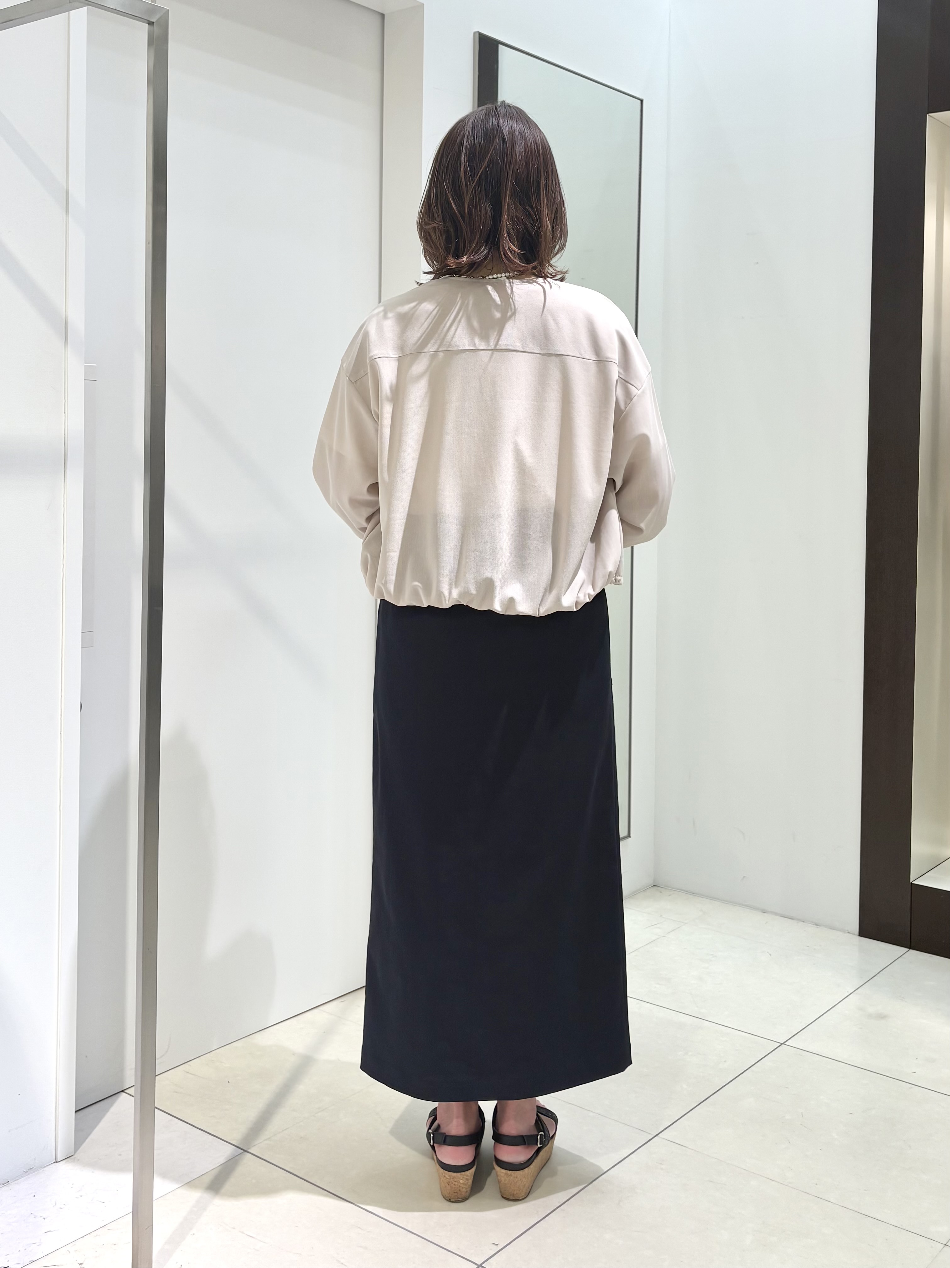 tomoさんの「UNTITLED｜◆【洗える】シアーブルゾン」を使ったコーディネート