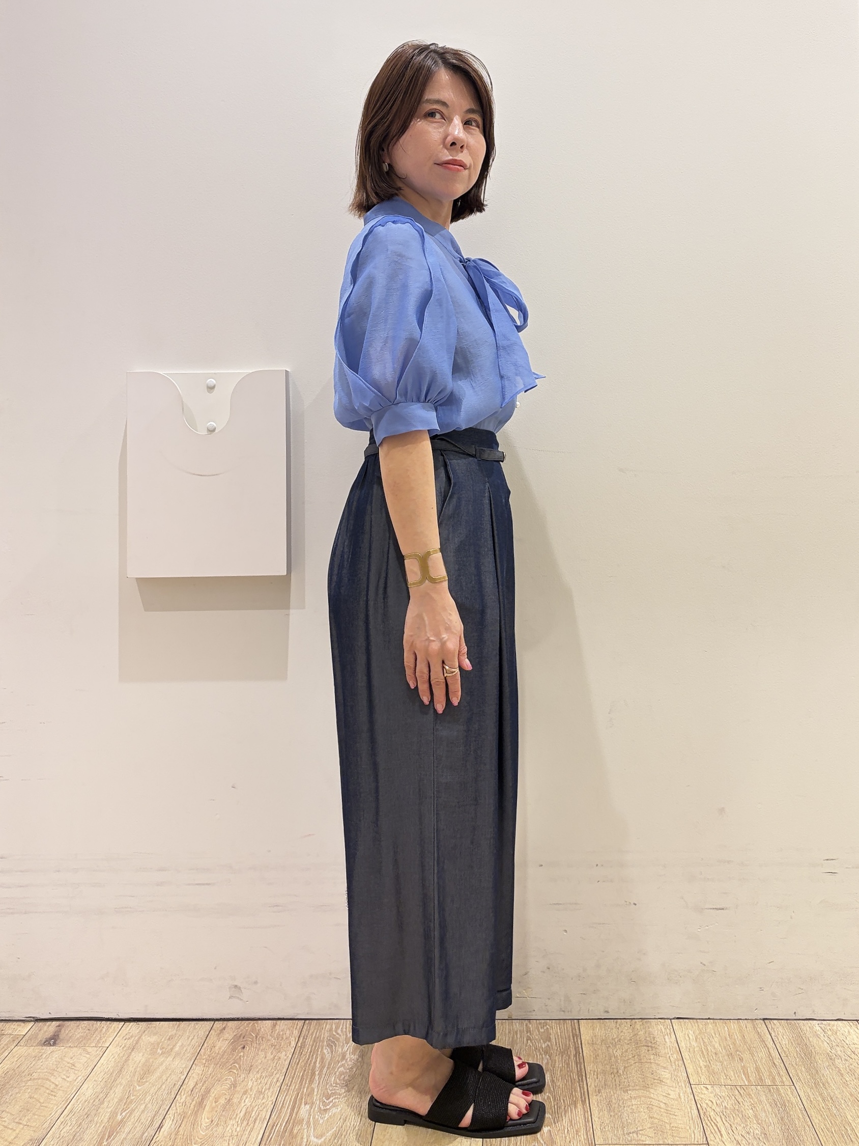 YUKOさんの「index｜クロスオーバルメタルリング」を使ったコーディネート