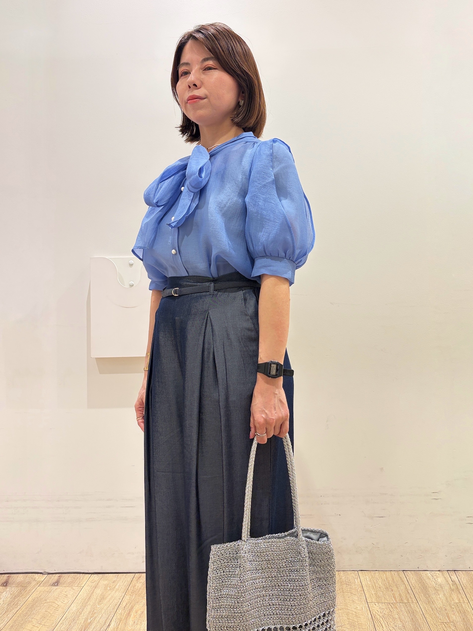 YUKOさんの「index｜クロスオーバルメタルリング」を使ったコーディネート