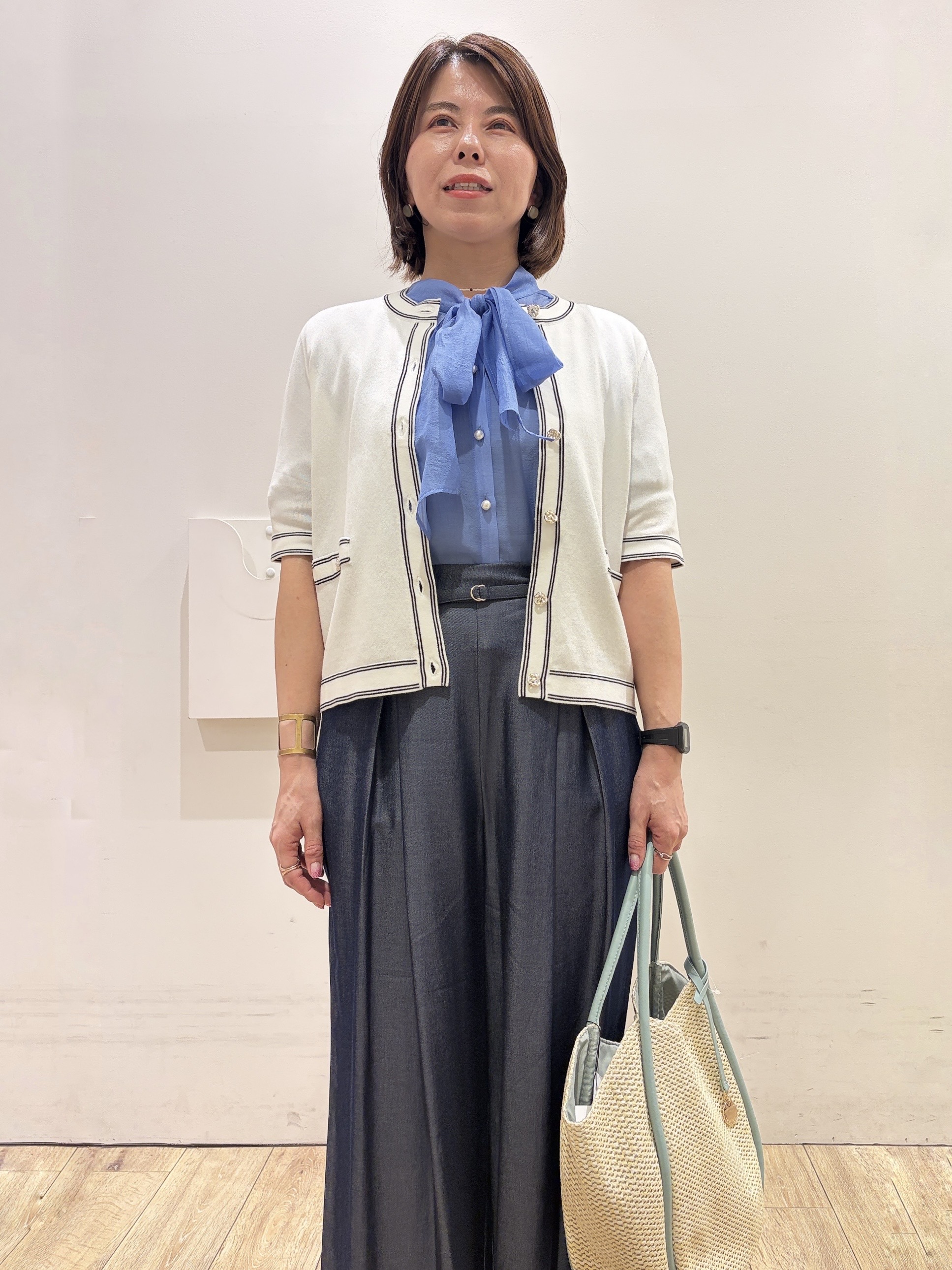 YUKOさんの「index｜クロスオーバルメタルリング」を使ったコーディネート