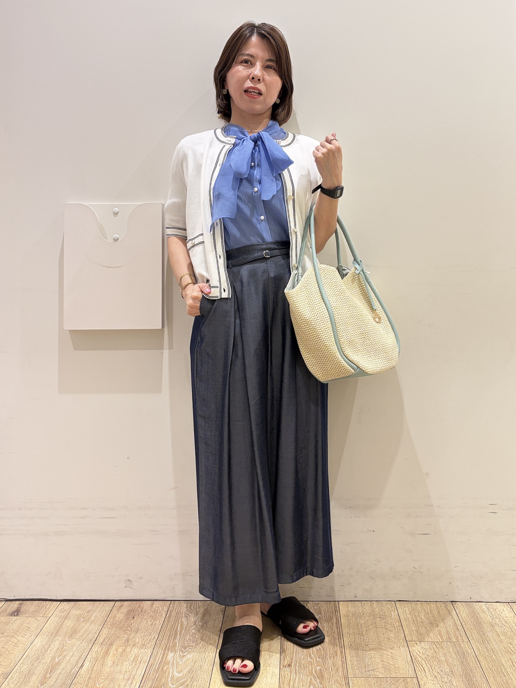 YUKOさんの「index｜クロスオーバルメタルリング」を使ったコーディネート