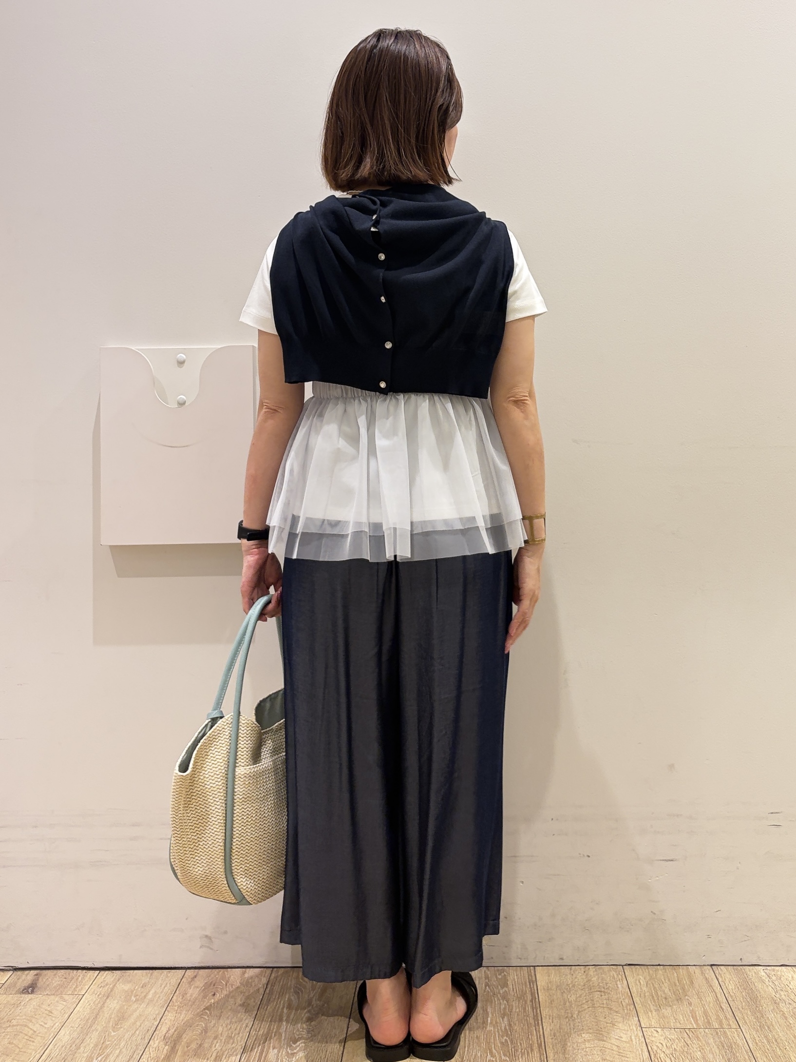 YUKOさんの「index｜サテンねじりデザインカチューシャ」を使ったコーディネート