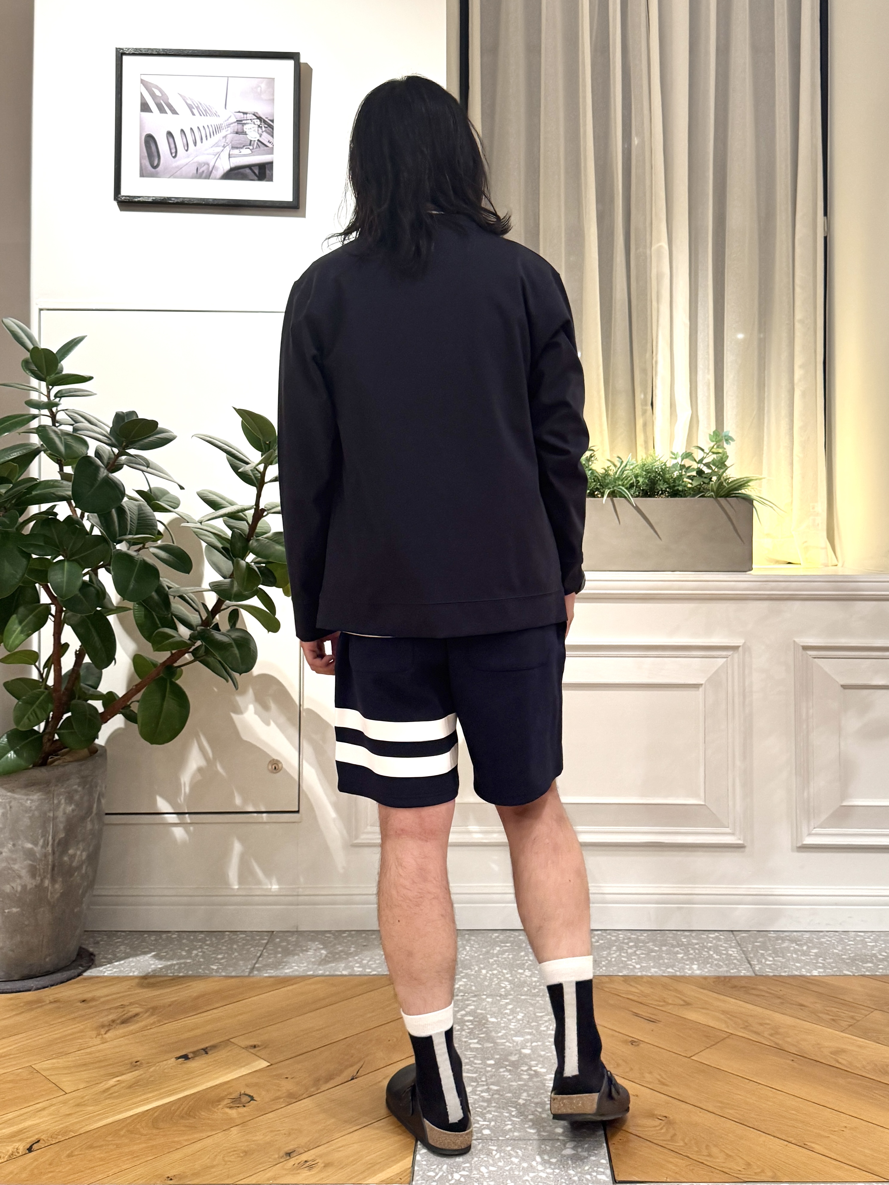 kawarataniさんの「DRESSTERIOR｜【接触冷感／セットアップ可】ドライタッチ ハイカウントカットソー カーディガン」を使ったコーディネート