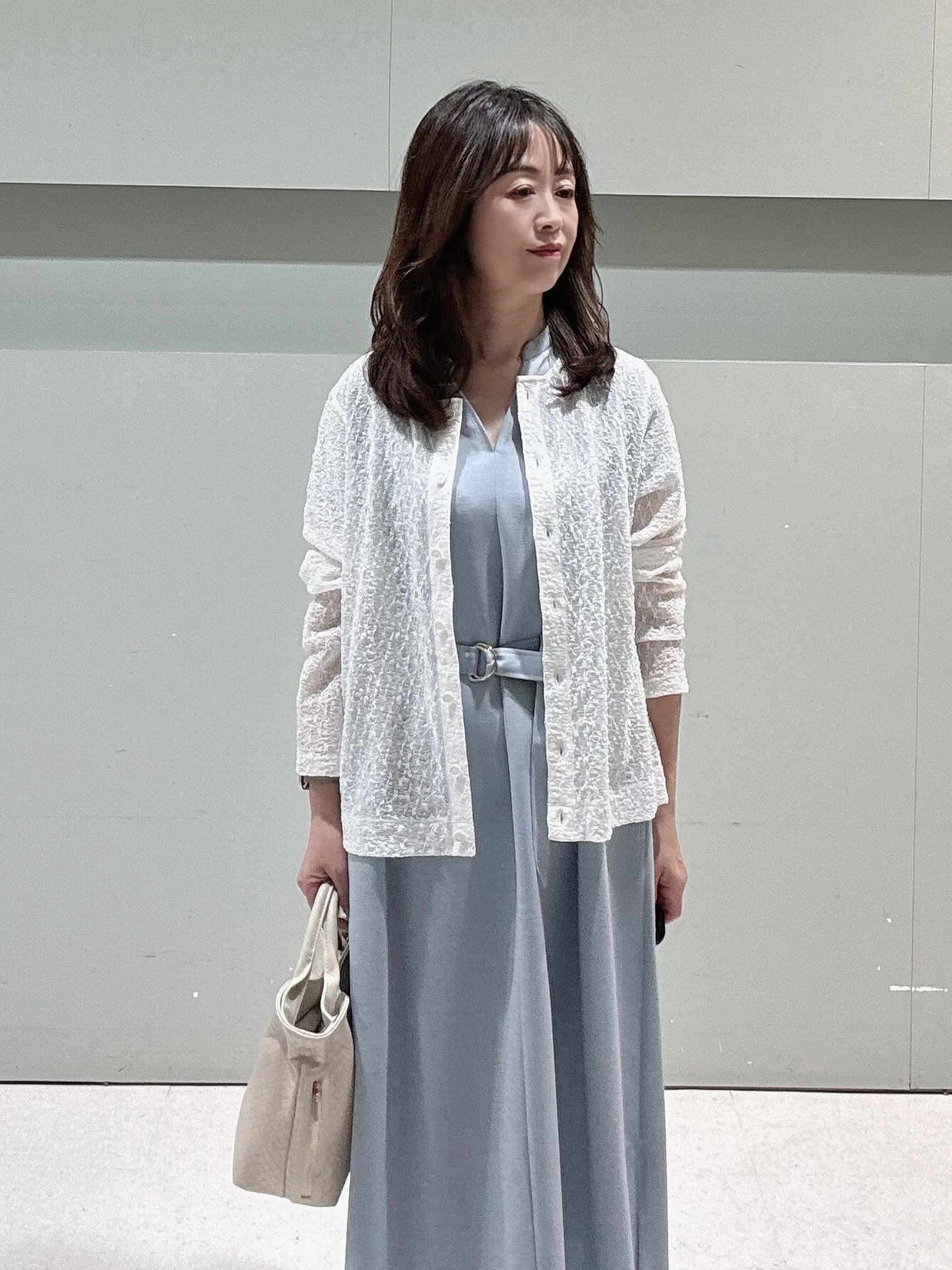 makiさんの「UNTITLED｜◆【シアー】ストレッチレースカーディガン」を使ったコーディネート