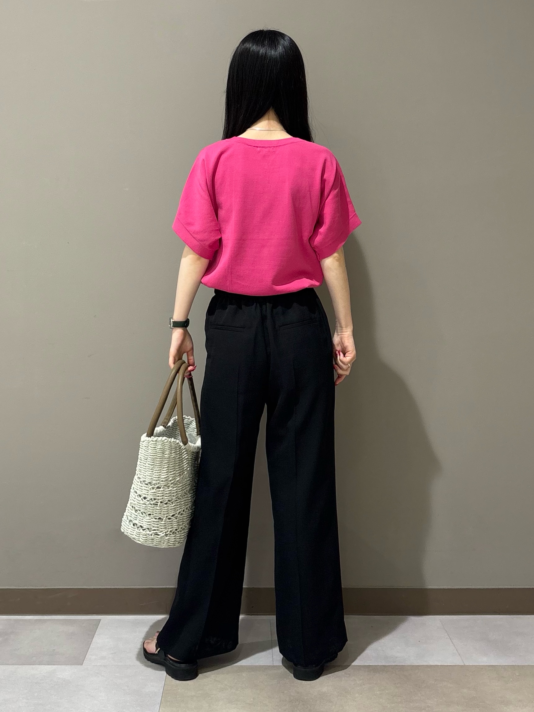 KEIKOさんの「INDIVI｜【洗える／メッシュ素材／SETUP可能】半袖シアージャケット」を使ったコーディネート