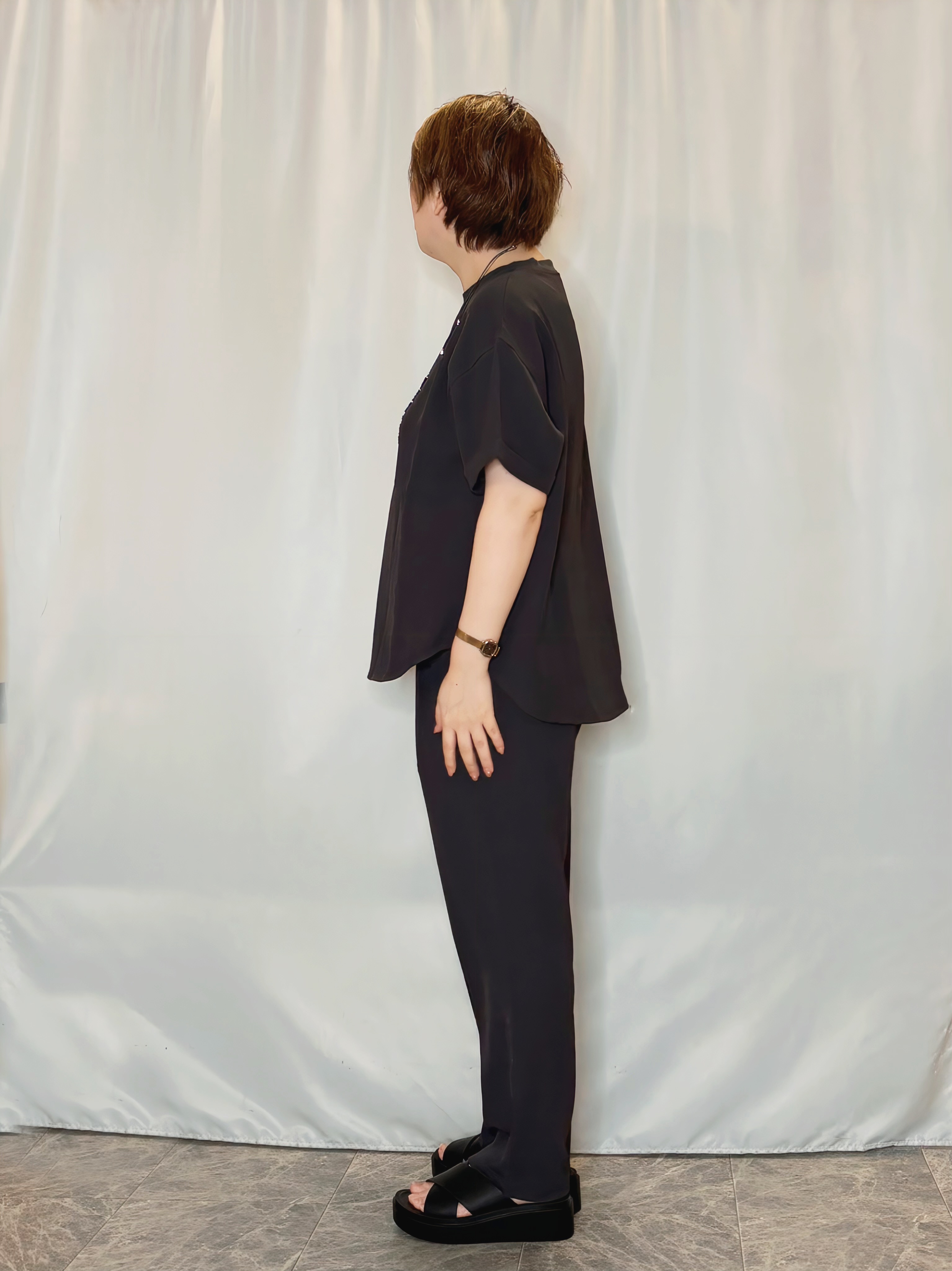 たみさんの「SHOO･LA･RUE｜【UV/S-LL/セットアップ可】やみつきになる肌触り さらさらぷるんトップス」を使ったコーディネート