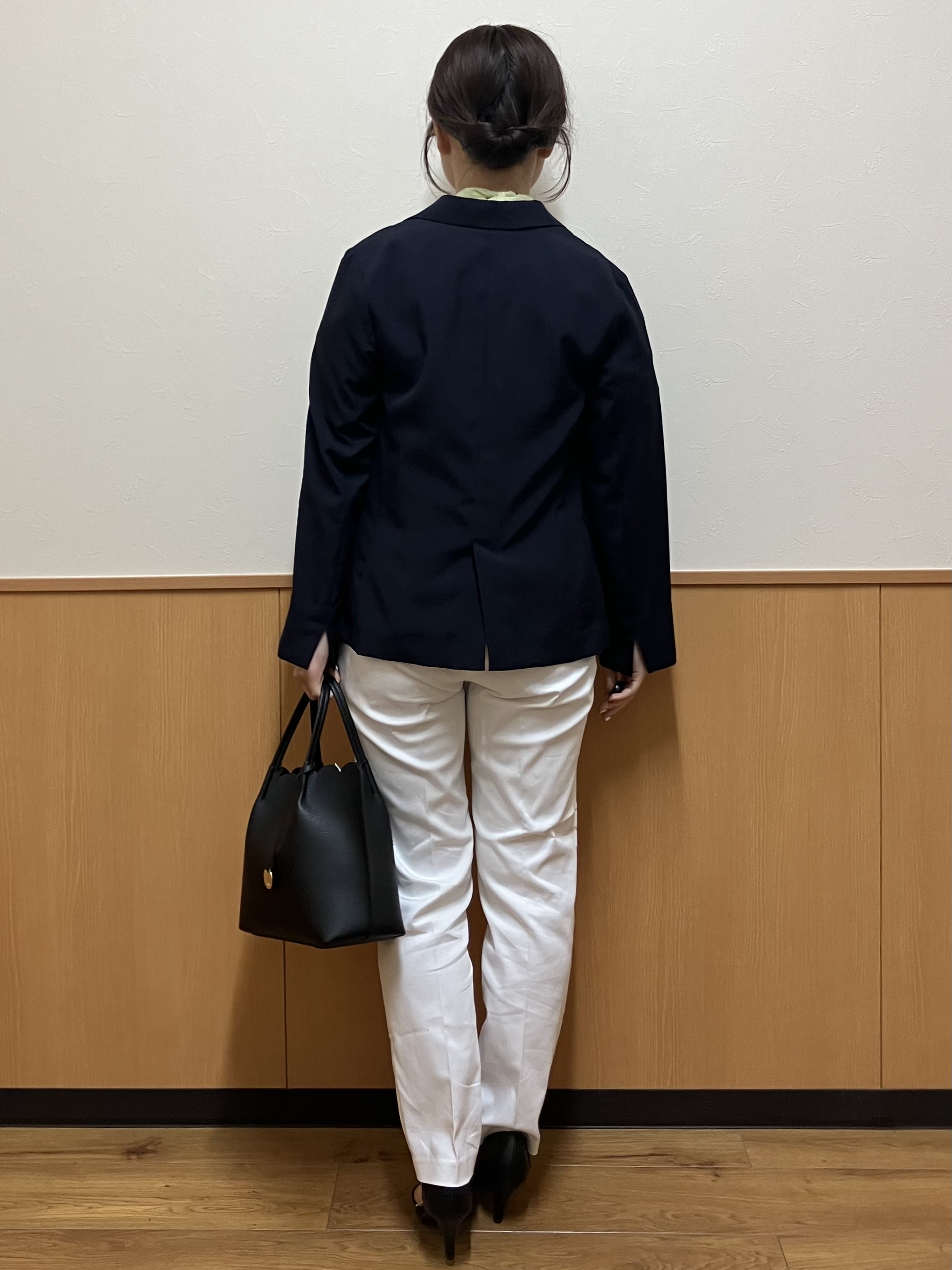 MAYUKIさんの「index｜《再入荷》ダブルブレストテーラードジャケット【接触冷感／吸水速乾／イージーアイロン／防シワ／洗濯機O」を使ったコーディネート