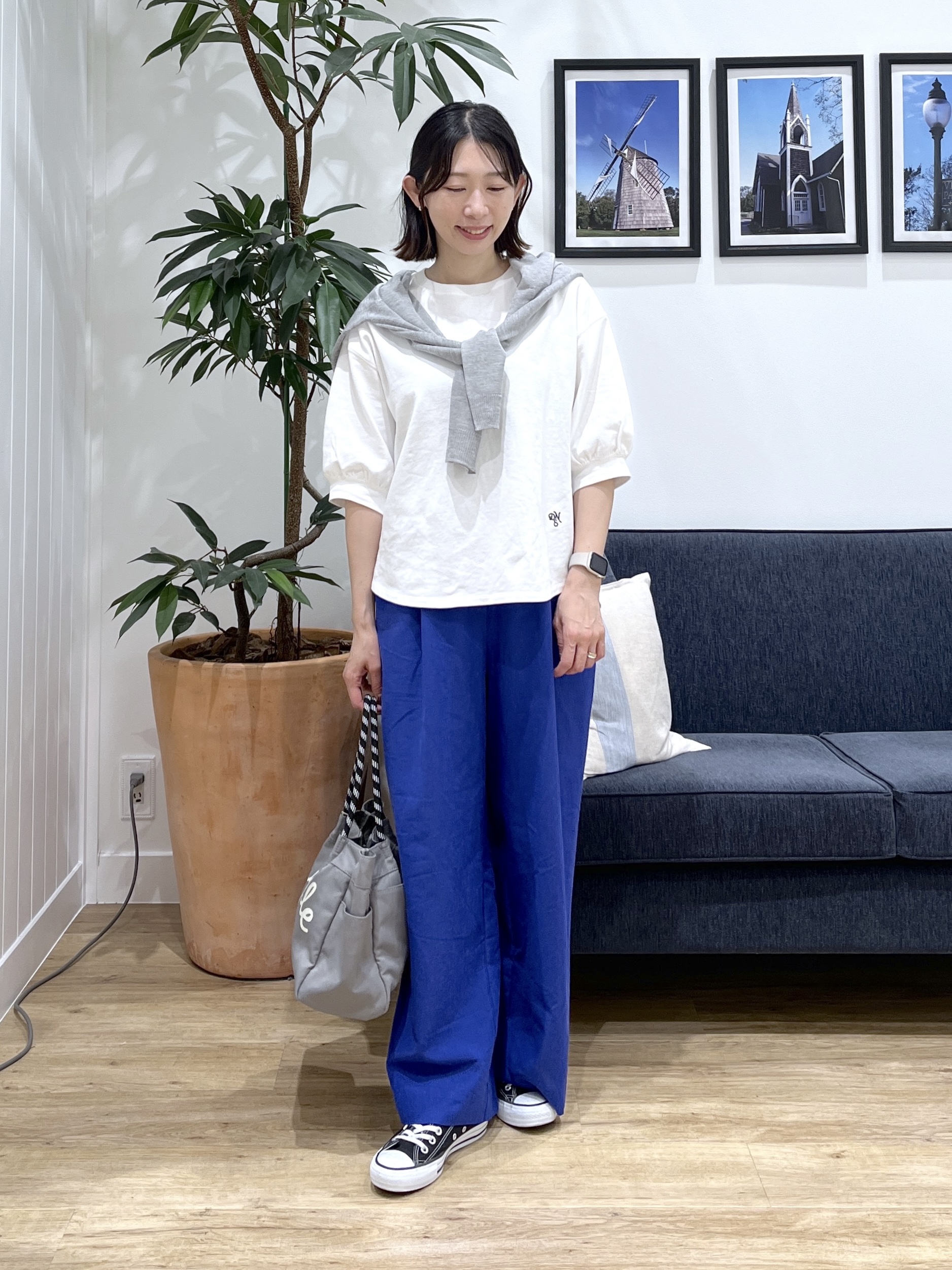 canaさんの「Dessin｜お守りカーディガン -ウォッシャブル-」を使ったコーディネート