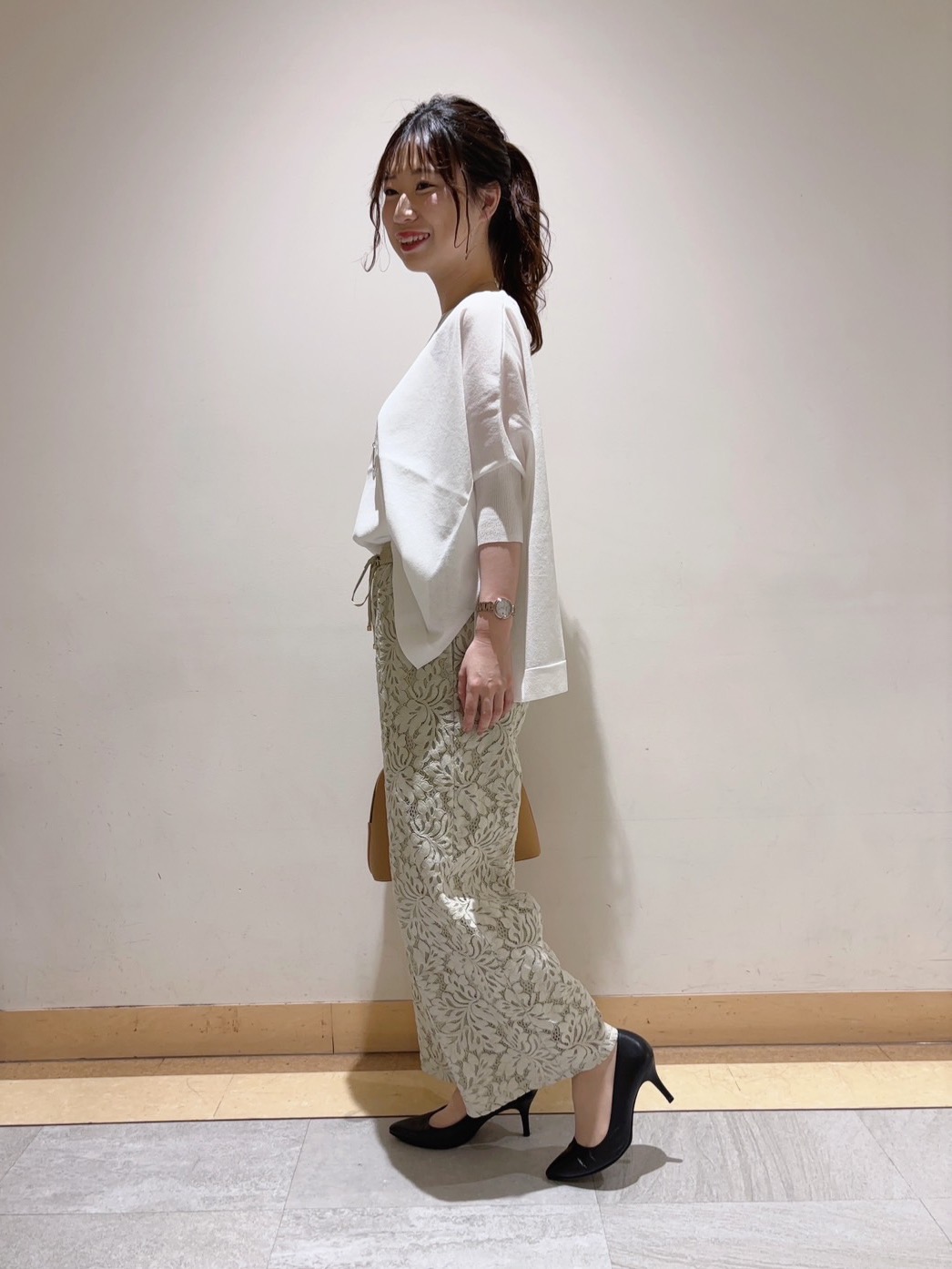 ユナさんの「UNTITLED｜【アンサンブル可/洗える】シアーレーヨンニット」を使ったコーディネート