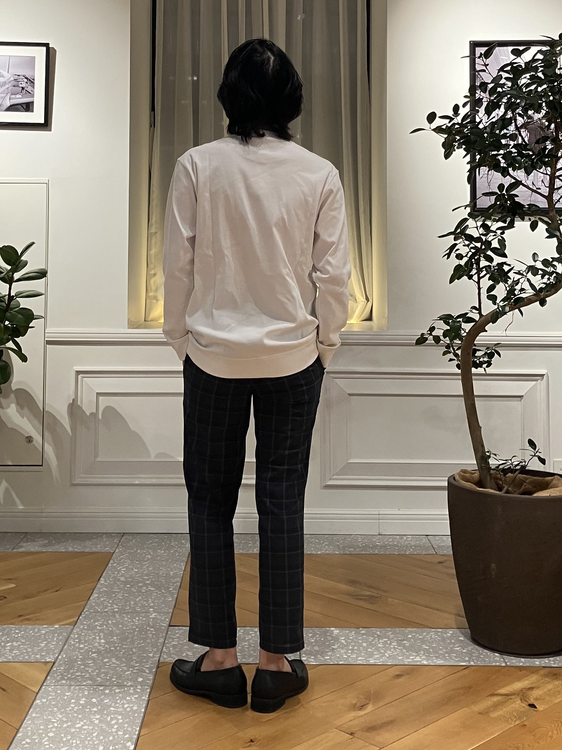 junyaさんの「DRESSTERIOR｜【抗菌防臭／UVカット／しわ防止】クールデオドラント フライスロングTシャツ」を使ったコーディネート