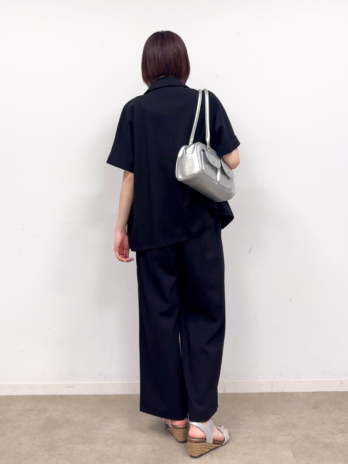 𝐜𝐡𝐢𝐤𝐚さんの「SHOO･LA･RUE｜【高レビュー/洗濯機可/セットアップ可】軽凛(かろりん) 半袖ジャケット」を使ったコーディネート