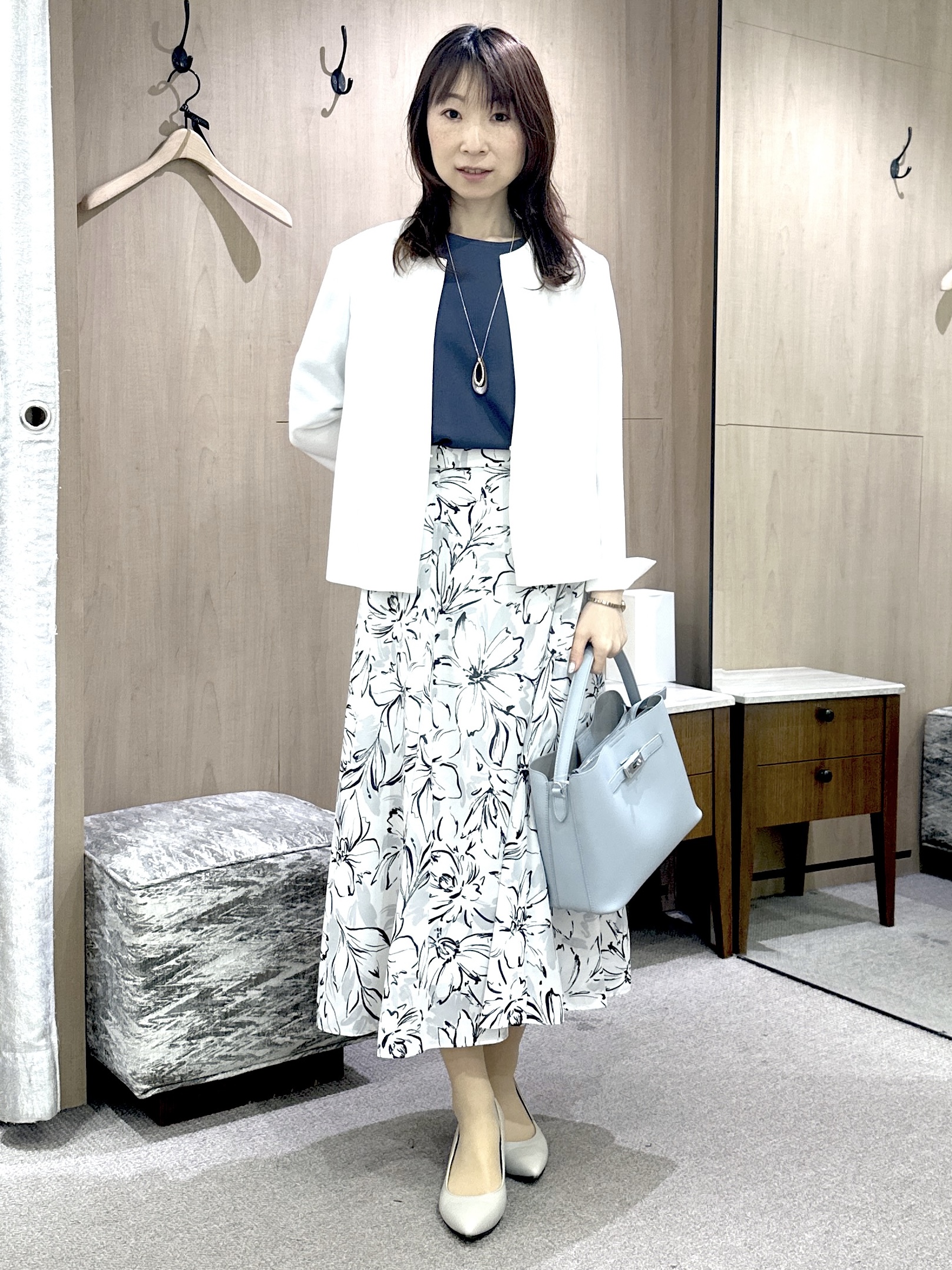 Miwaさんの「UNTITLED｜【清涼感/洗える】ミニマルシルエットジャケット」を使ったコーディネート