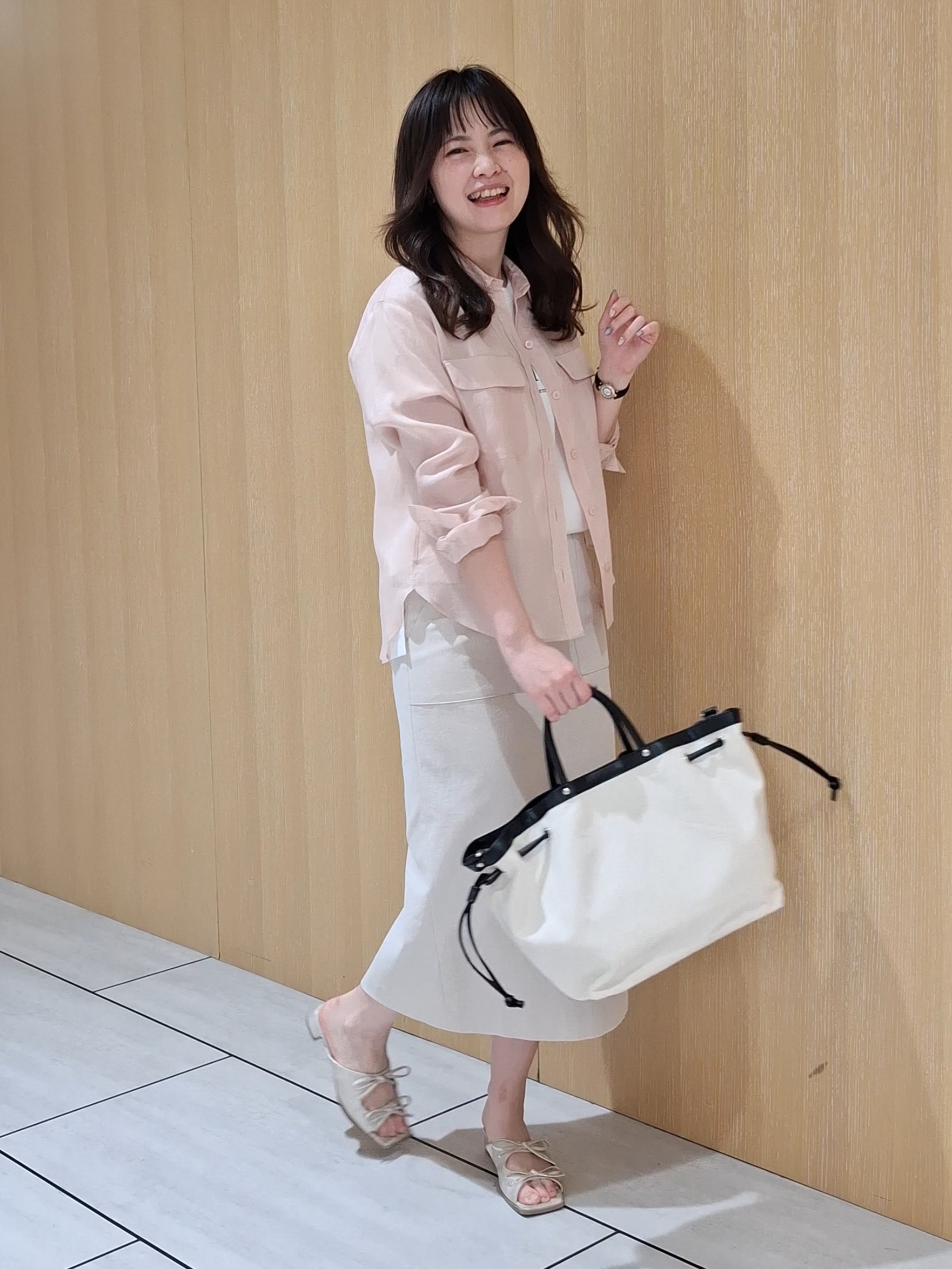 YuKaRiさんの「UNTITLED｜【接触冷感】ドライタッチシャツ」を使ったコーディネート