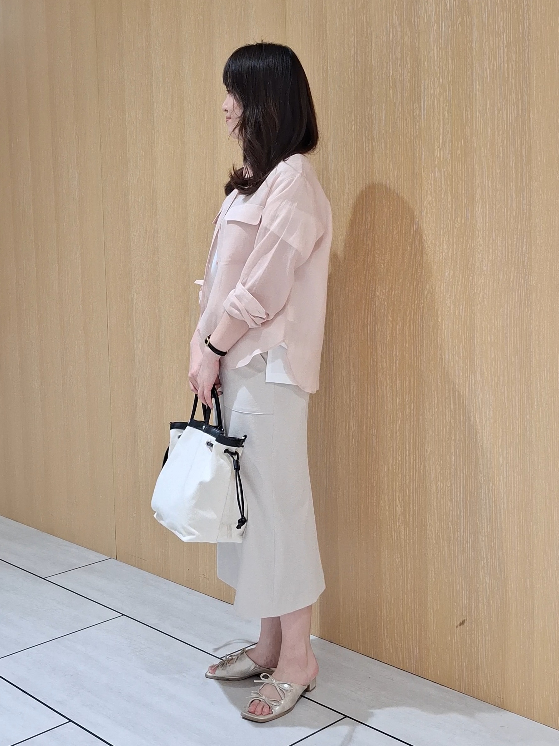 YuKaRiさんの「UNTITLED｜【接触冷感】ドライタッチシャツ」を使ったコーディネート