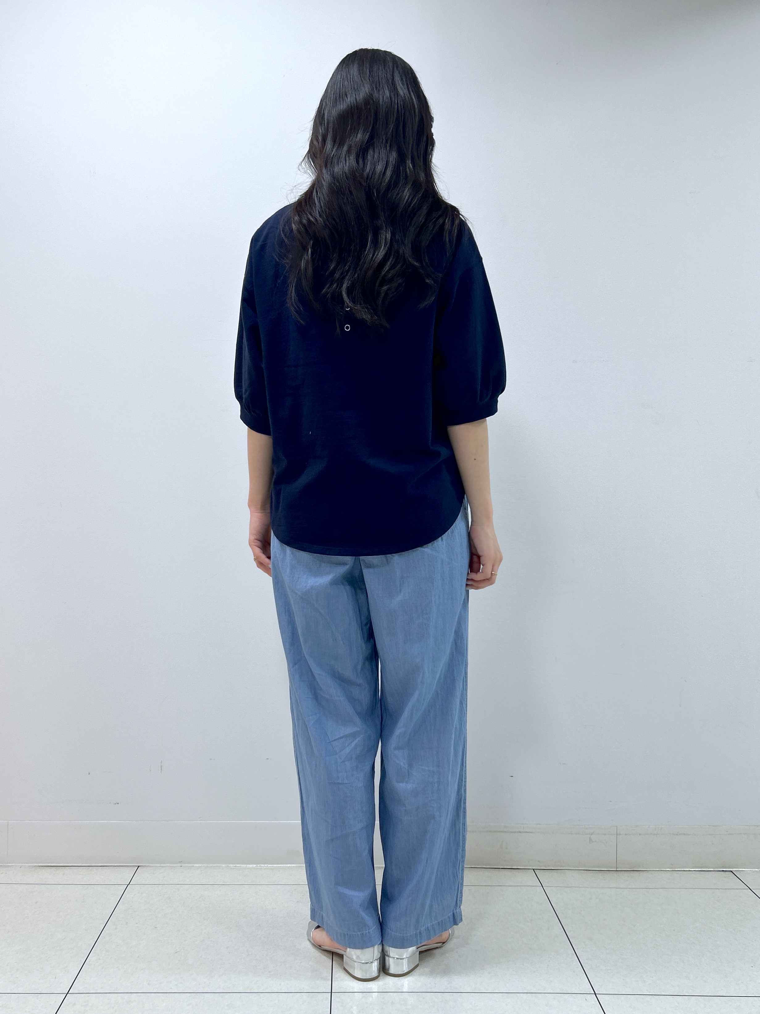 Kaiさんの「Dessin｜【360度可愛い】バックヘンリーカットソー5分袖」を使ったコーディネート
