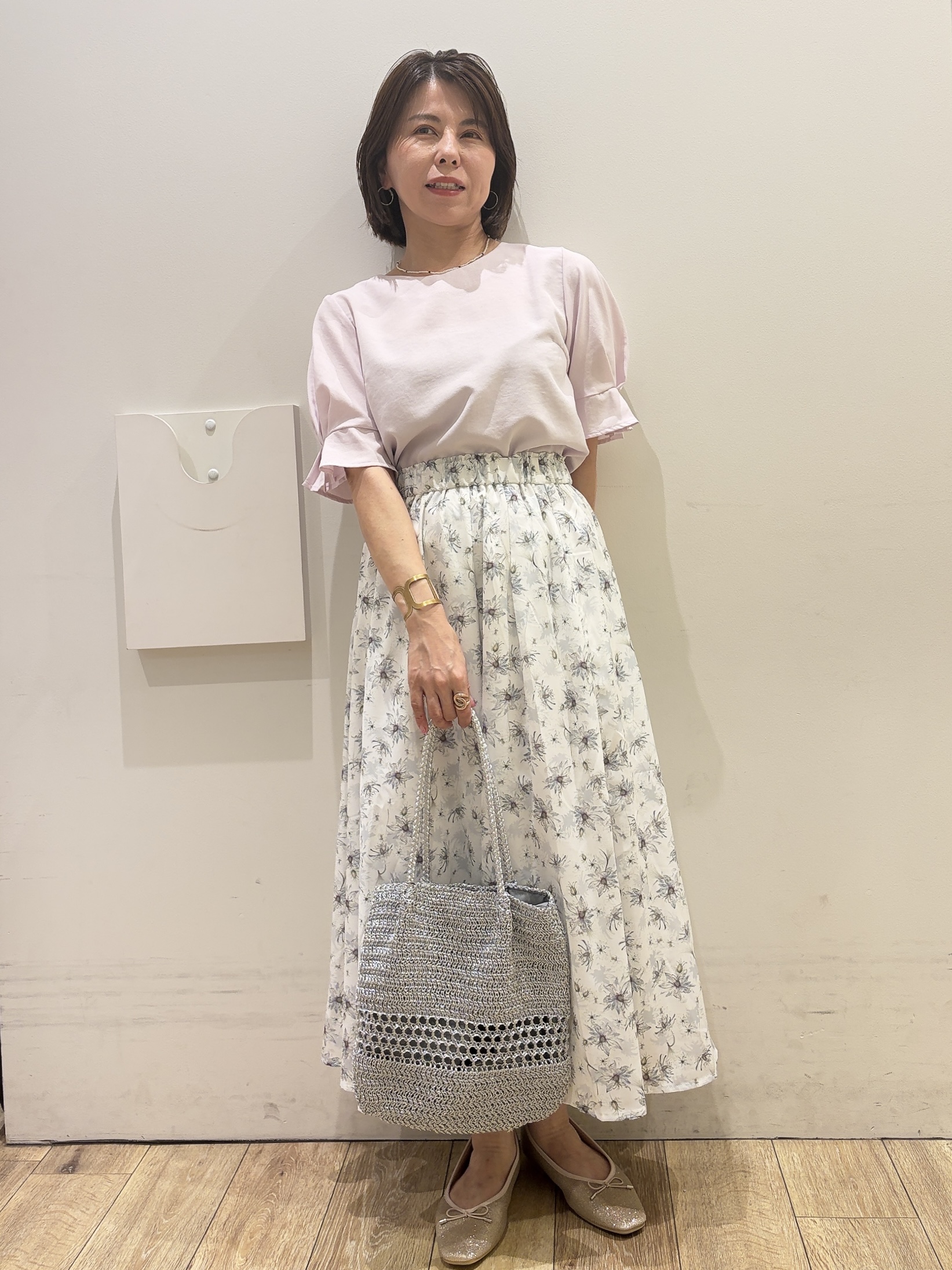 YUKOさんの「index｜クロスオーバルメタルリング」を使ったコーディネート
