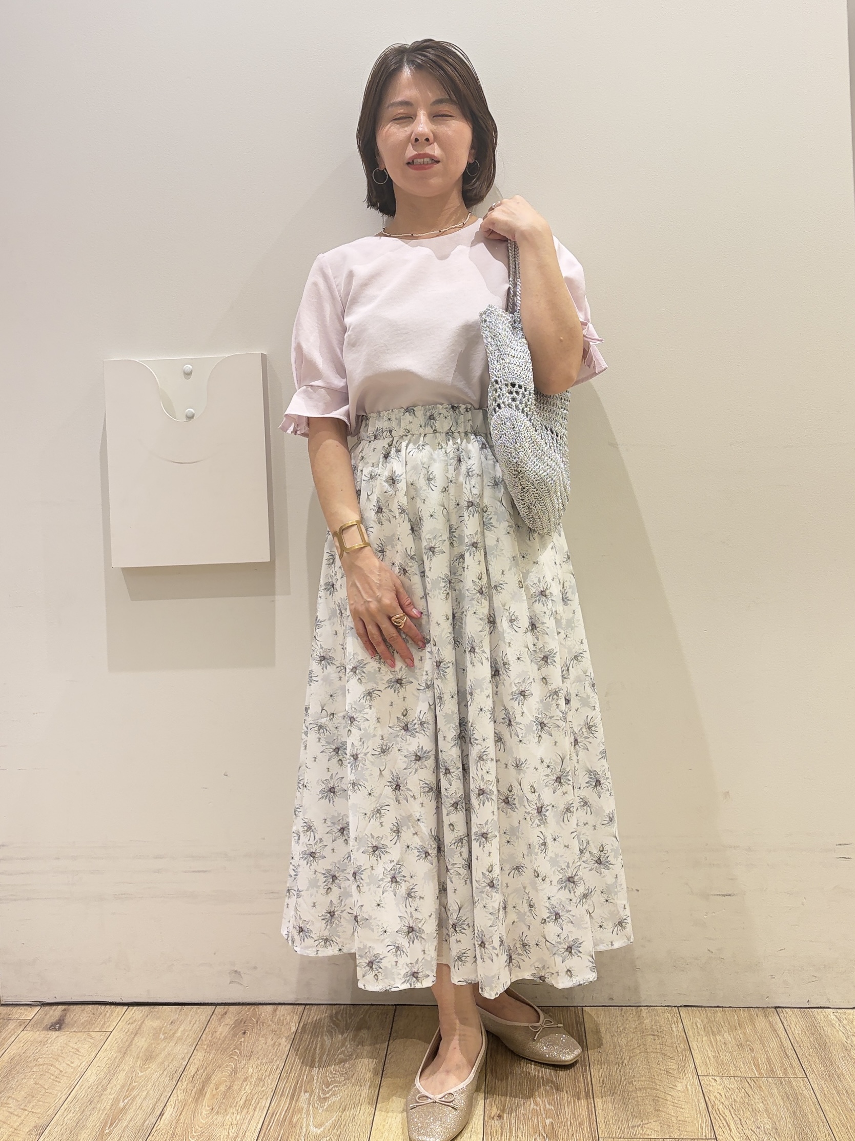 YUKOさんの「index｜クロスオーバルメタルリング」を使ったコーディネート