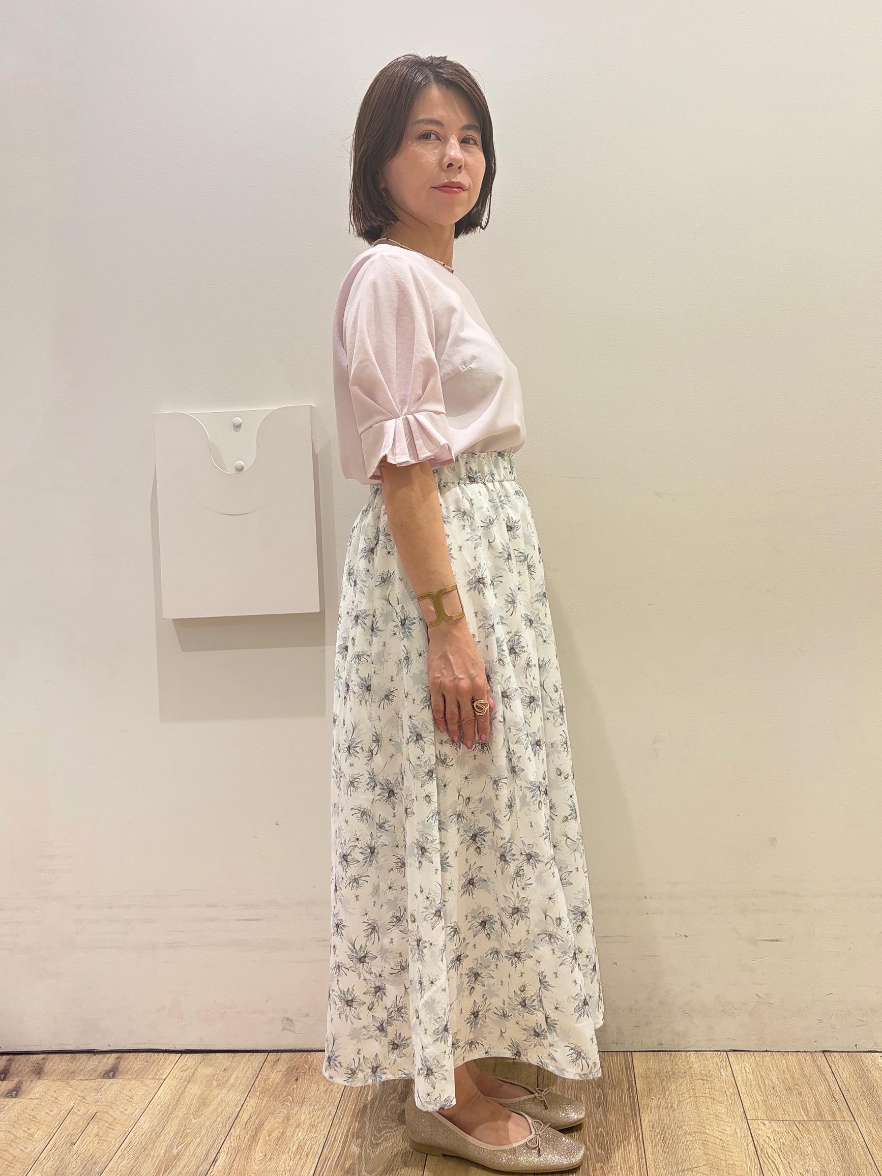 YUKOさんの「index｜クロスオーバルメタルリング」を使ったコーディネート