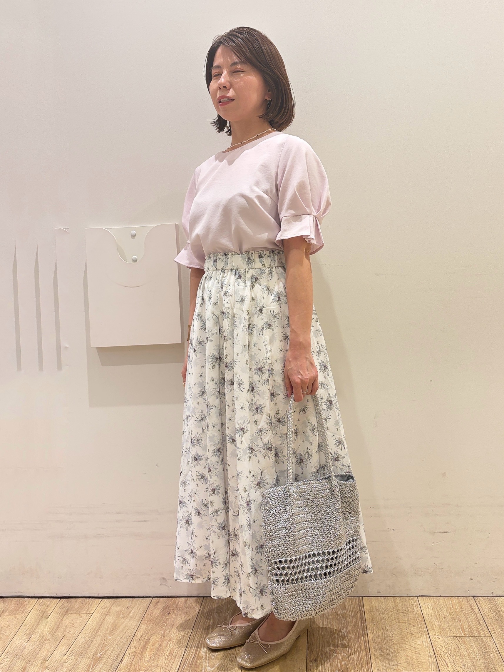 YUKOさんの「index｜クロスオーバルメタルリング」を使ったコーディネート