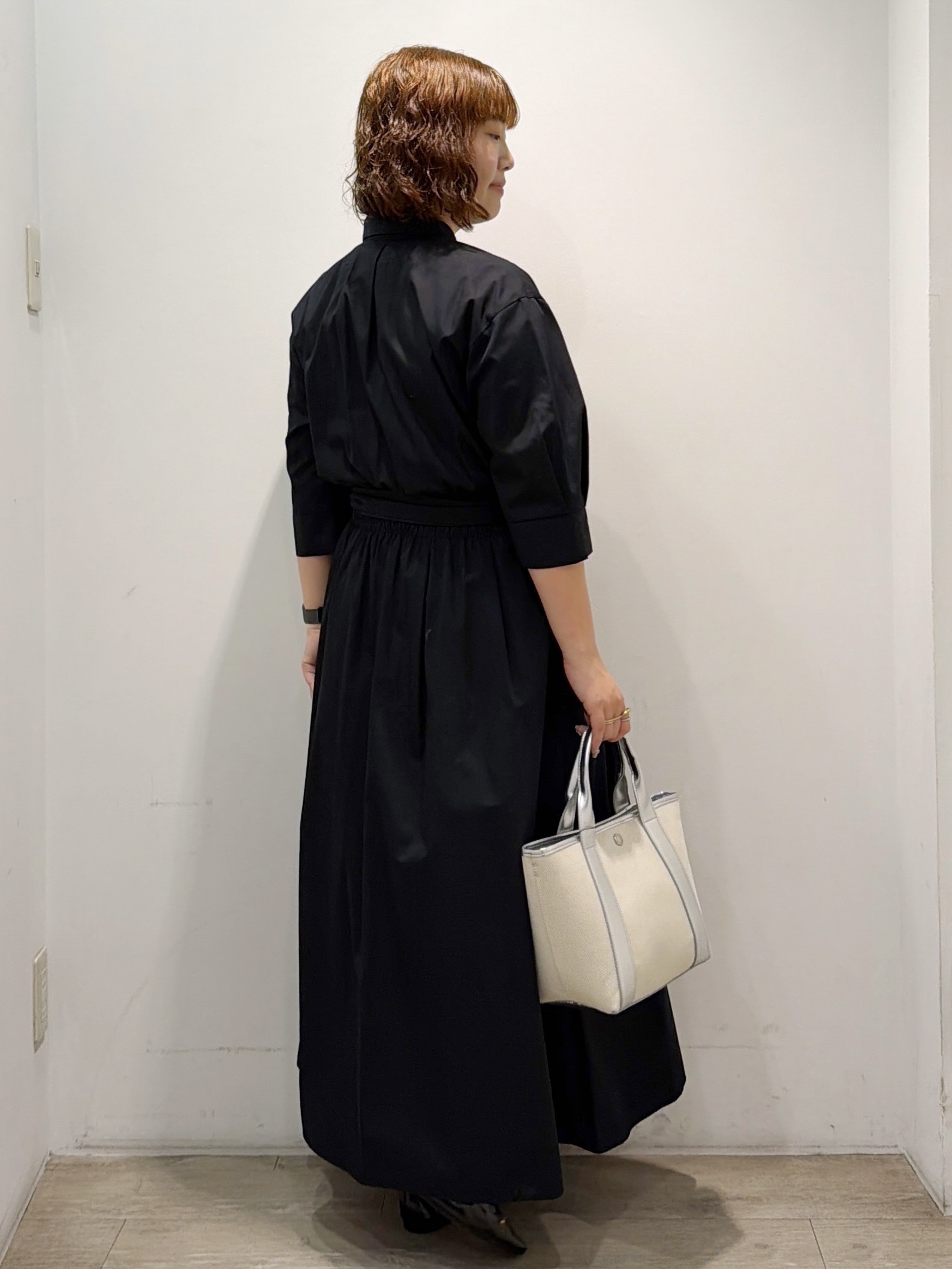 sumicaさんの「OPAQUE.CLIP｜リボンベルト付きシャツワンピース【洗濯機OK／防シワ加工】」を使ったコーディネート