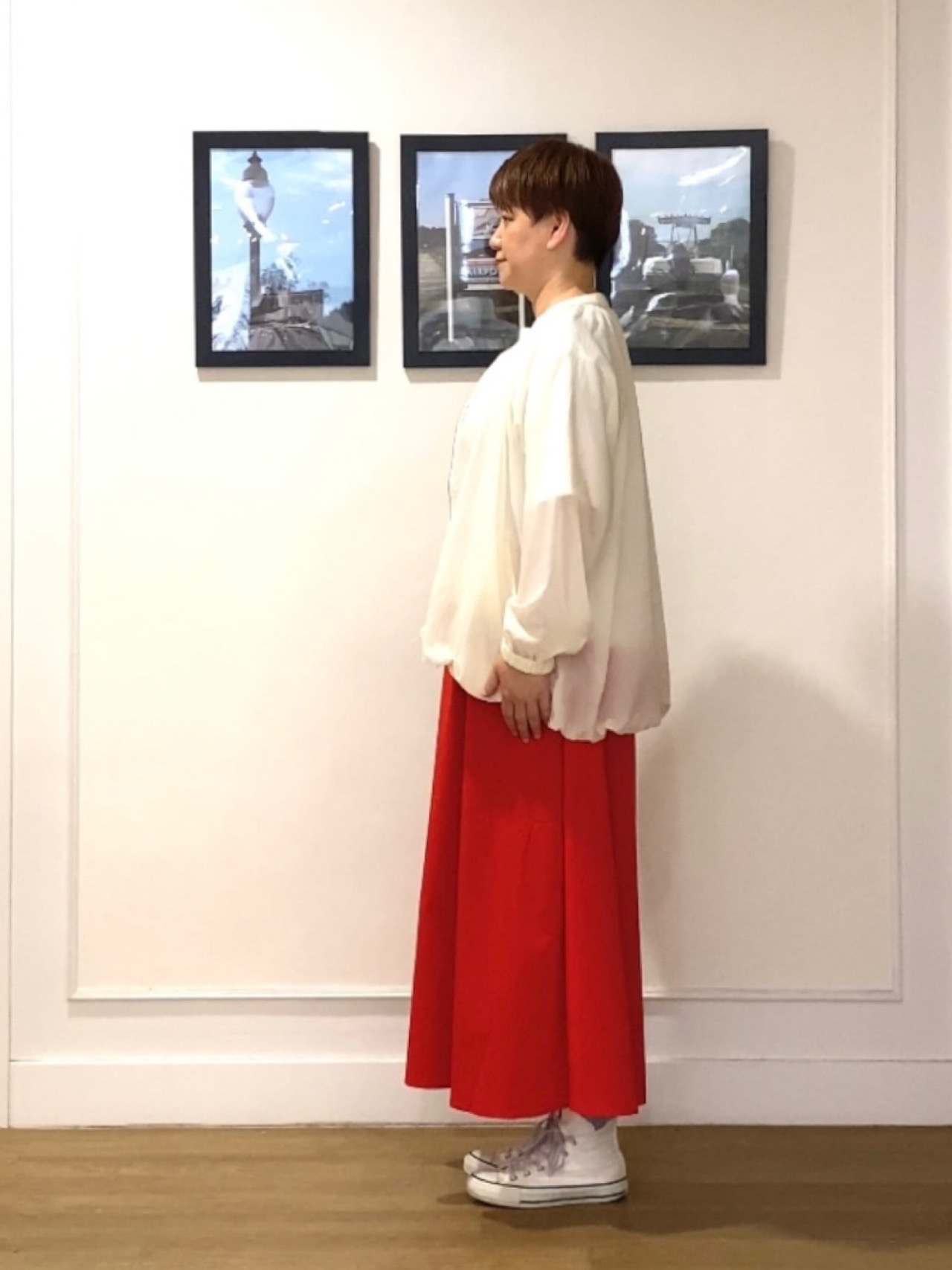 Hiroさんの「Dessin｜【洗える】シアーナイロンジップブルゾン」を使ったコーディネート