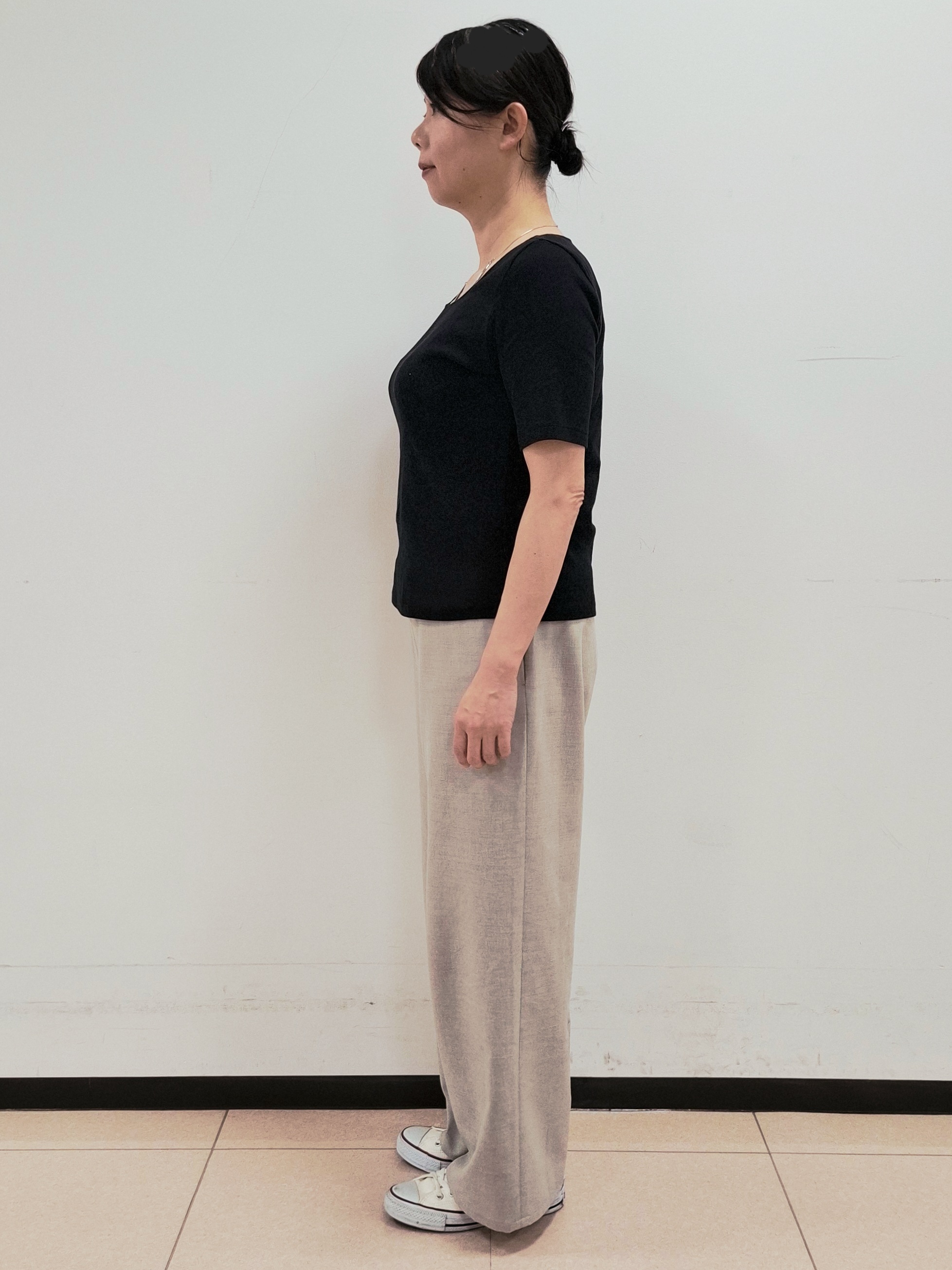 ねぎさんの「UNTITLED｜【シワになりにくい/セットアップ可/接触冷感】ハーフスリーブジャケット」を使ったコーディネート
