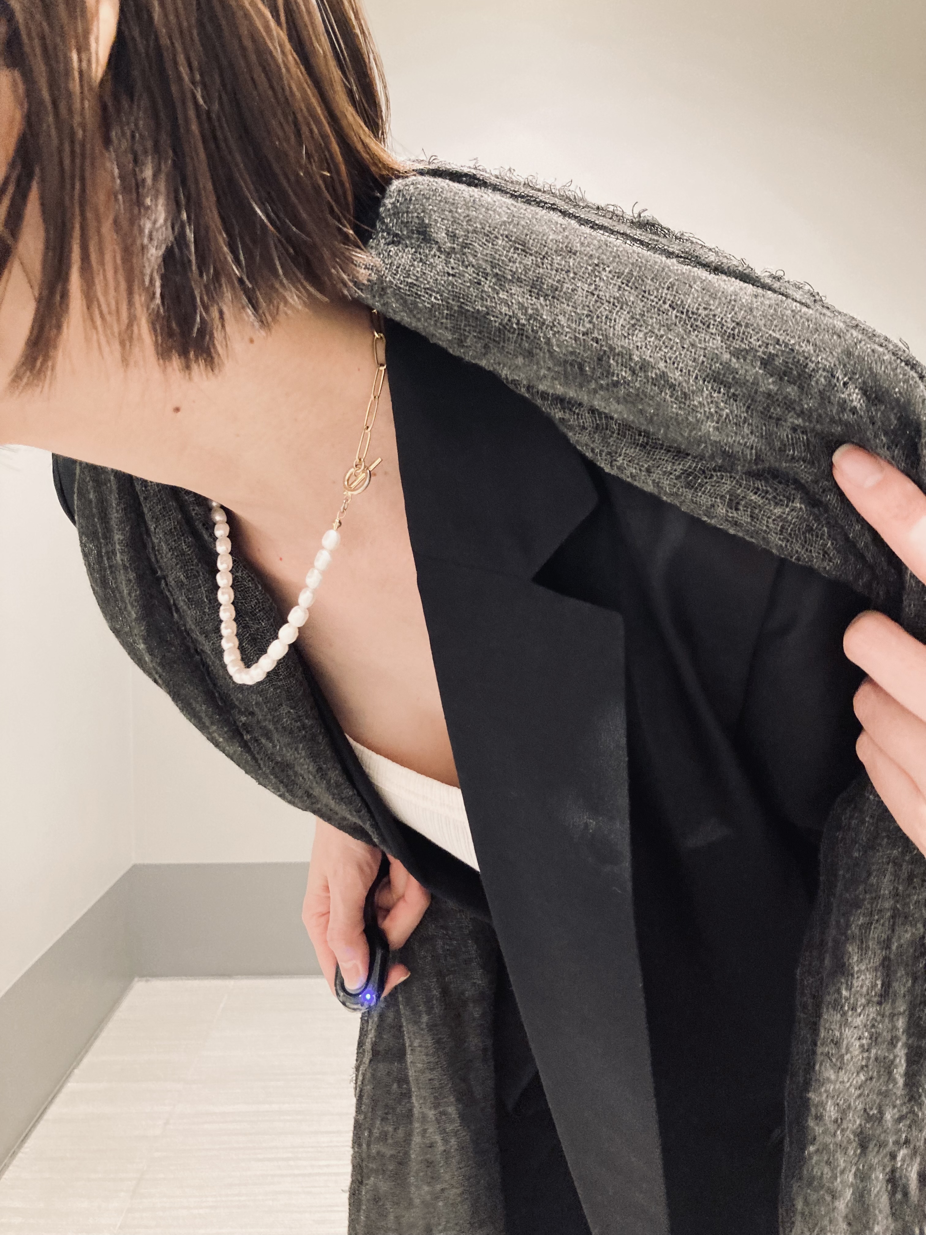 Furuさんの「DRESSTERIOR｜【接触冷感/防シワ機能/ウォッシャブル】クールタッチ リネンブレンドシアージャケット」を使ったコーディネート