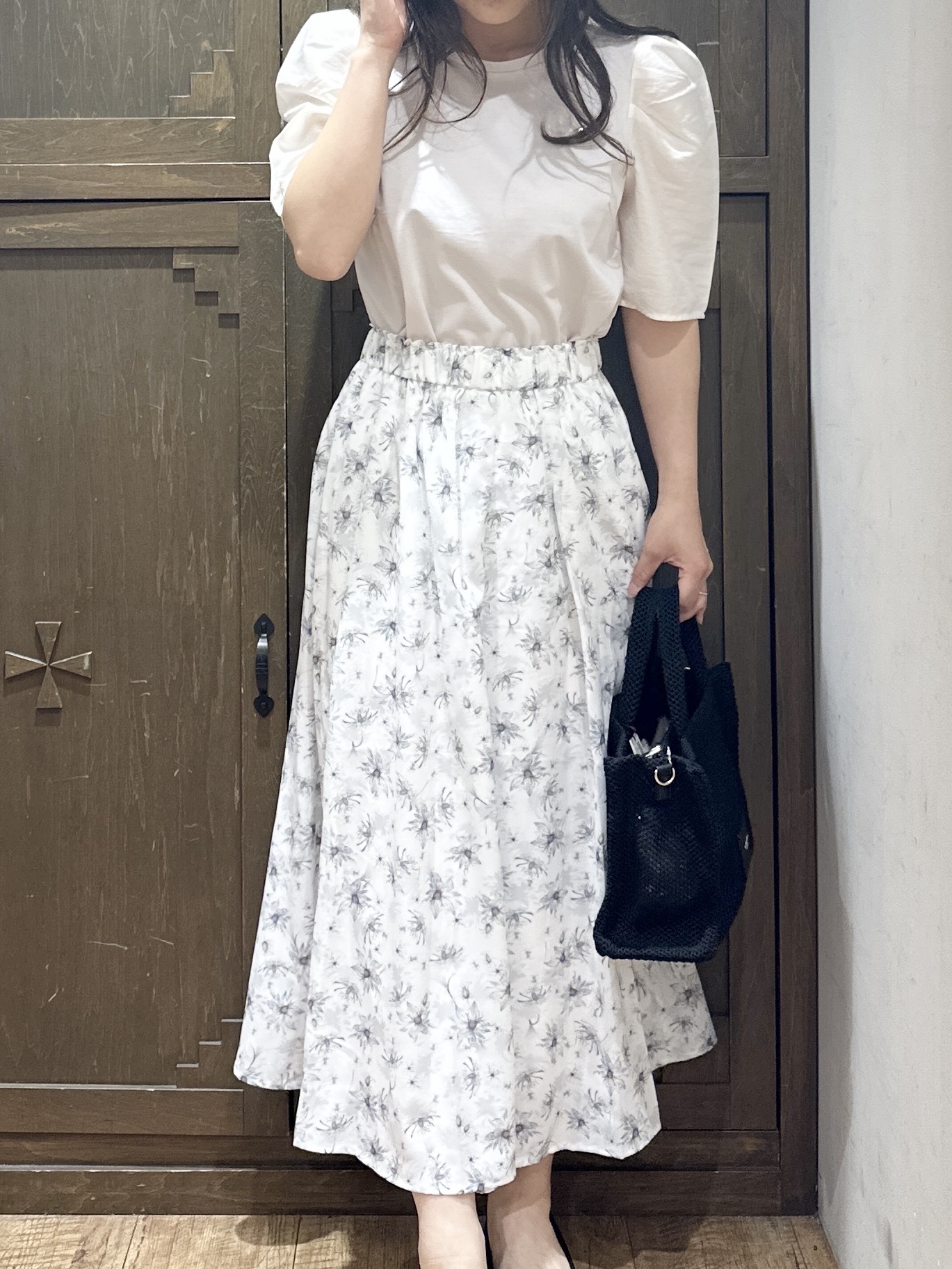 kanaさんの「index｜【UVケア／接触冷感】シアータックスリーブドッキングTシャツ《洗濯機OK》」を使ったコーディネート