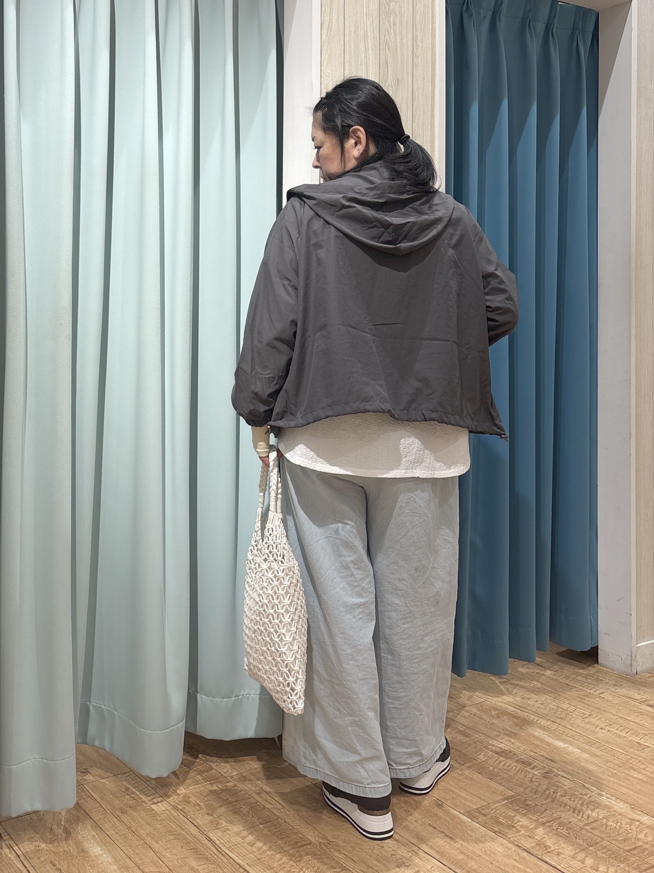 わかさんの「SHOO･LA･RUE｜【洗濯機可】ぽこぽこさらさら アソートTシャツ」を使ったコーディネート