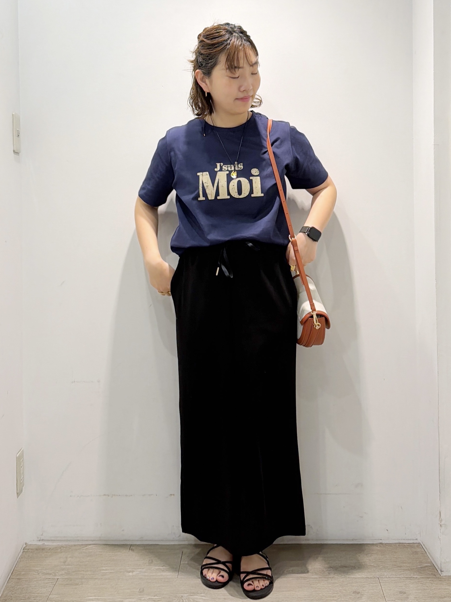 sumicaさんの「OPAQUE.CLIP｜アソートロゴTシャツ【洗濯機OK】」を使ったコーディネート