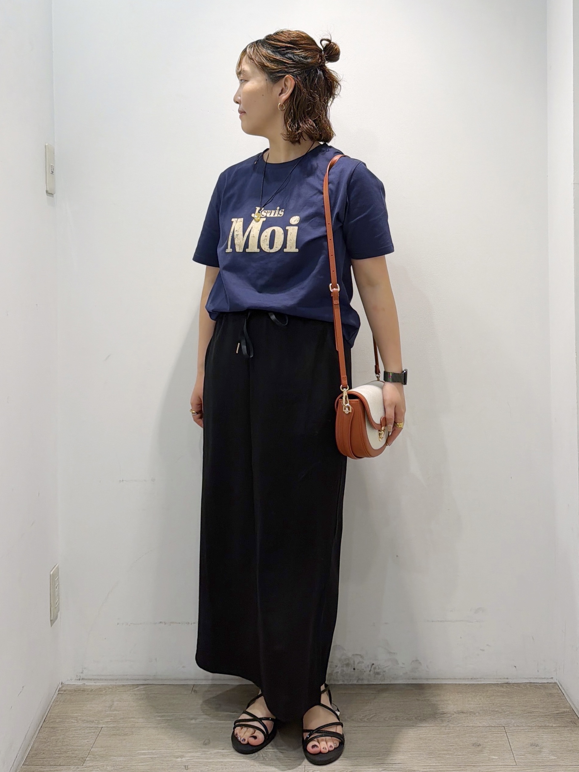 sumicaさんの「OPAQUE.CLIP｜アソートロゴTシャツ【洗濯機OK】」を使ったコーディネート