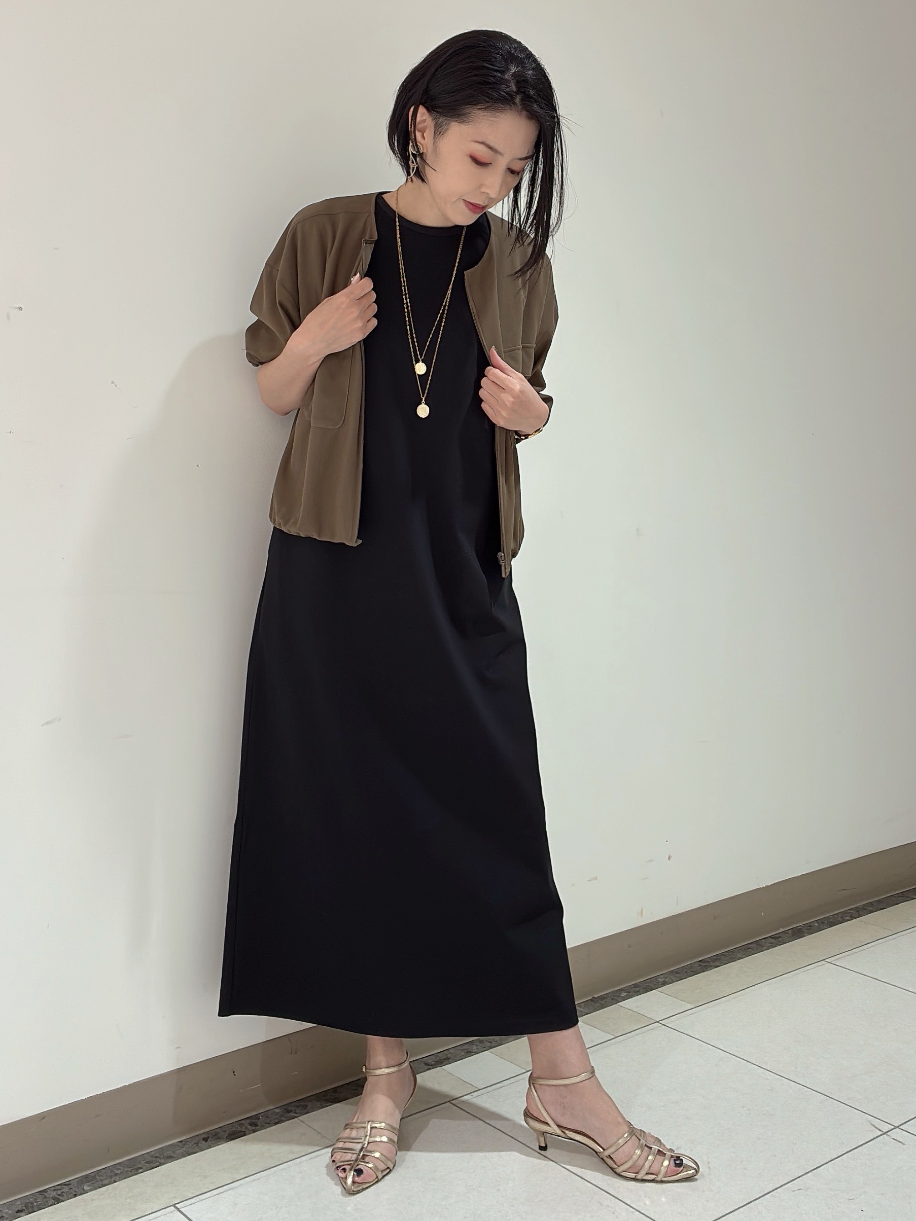 環さんの「UNTITLED｜◆【洗える】シアーブルゾン」を使ったコーディネート