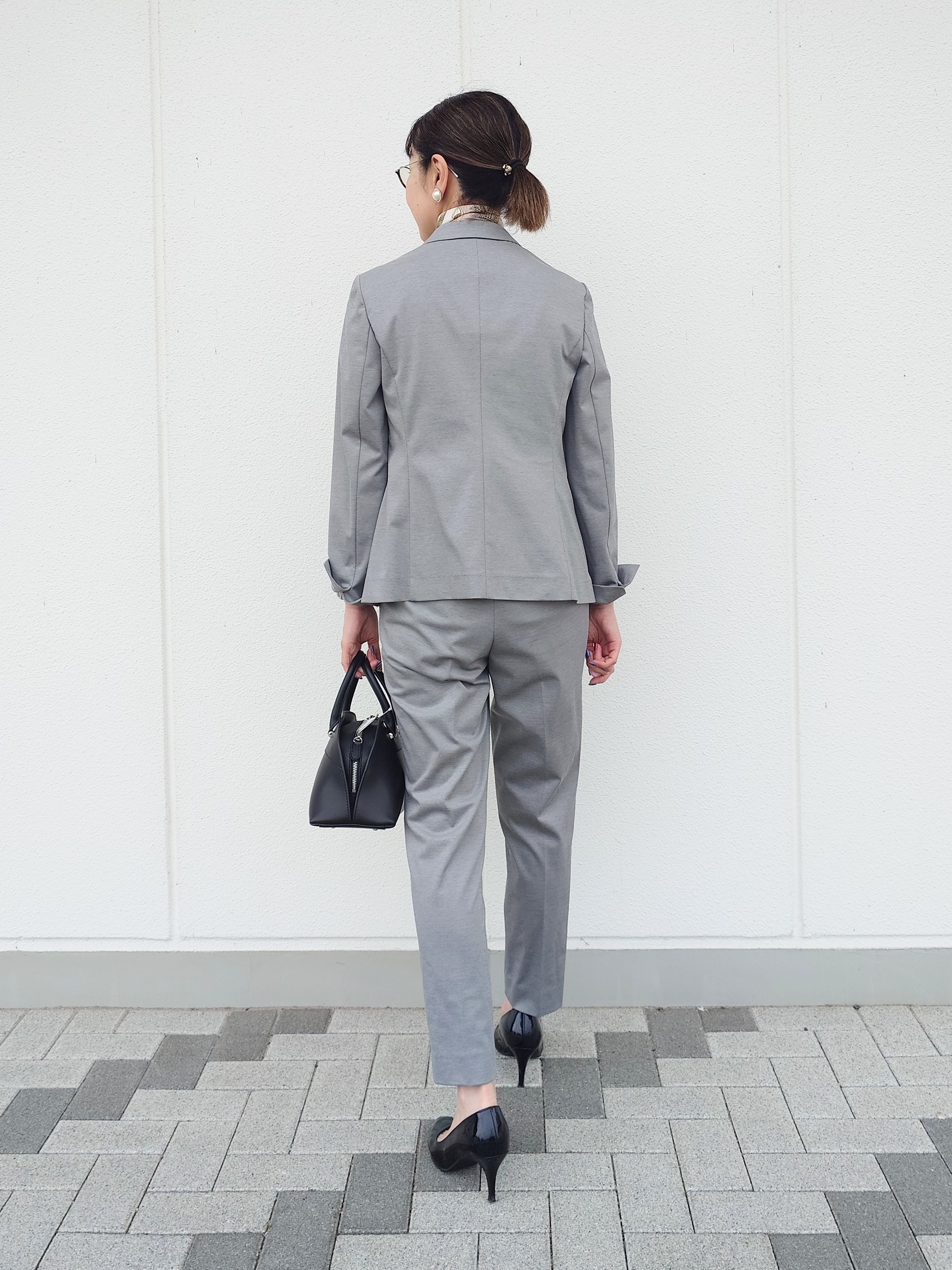 MUTSUKOさんの「UNTITLED｜【UV/接触冷感/スーツ】ジャージテーラードジャケット」を使ったコーディネート