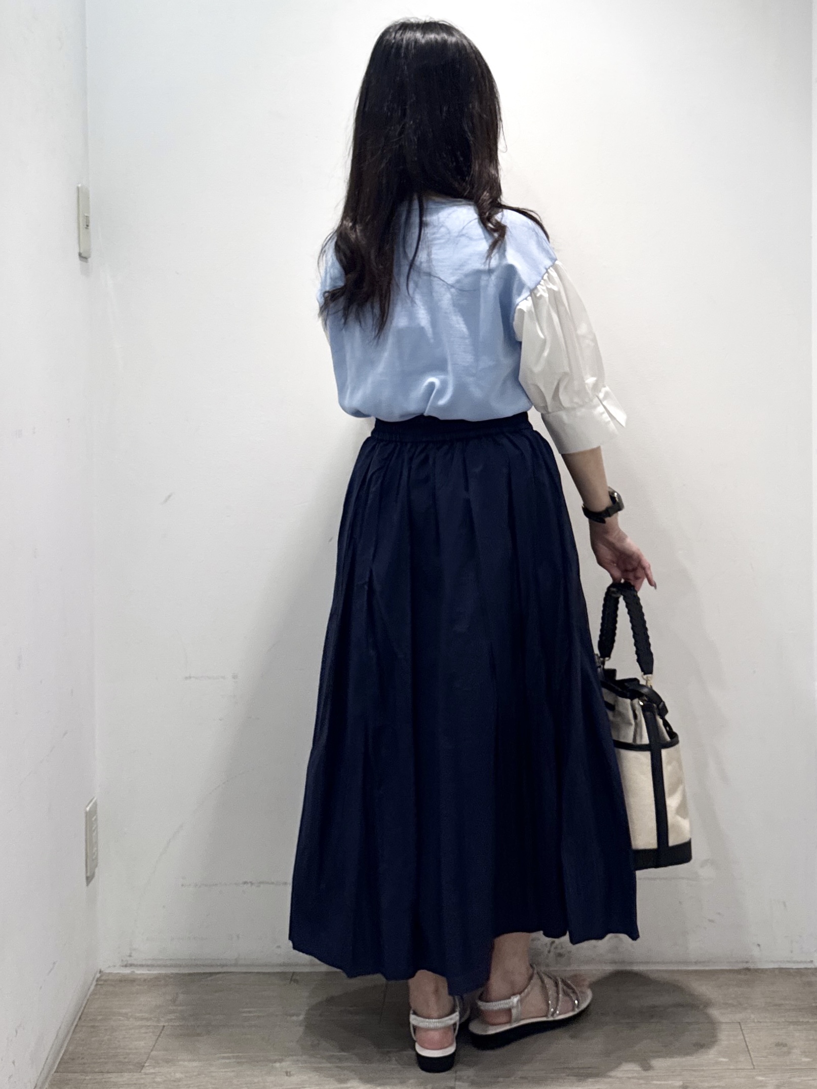yuicciさんの「OPAQUE.CLIP｜ボリュームスリーブドッキングニット」を使ったコーディネート