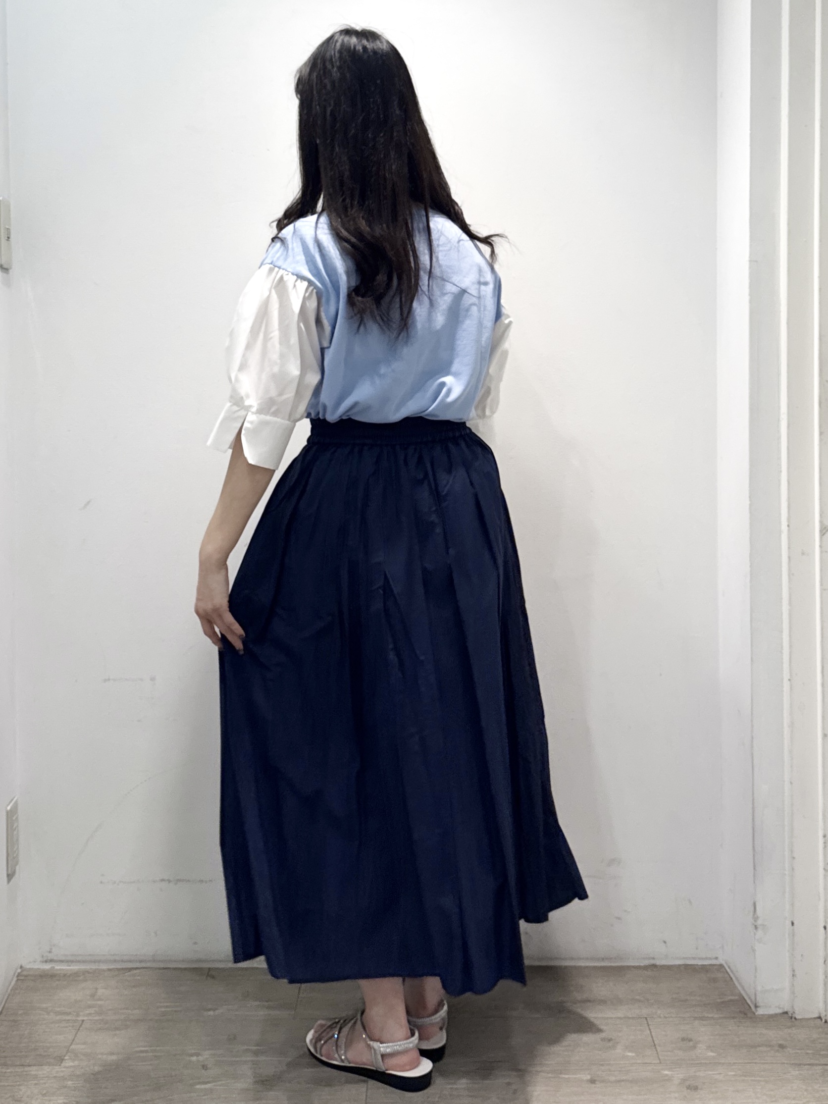 yuicciさんの「OPAQUE.CLIP｜ボリュームスリーブドッキングニット」を使ったコーディネート