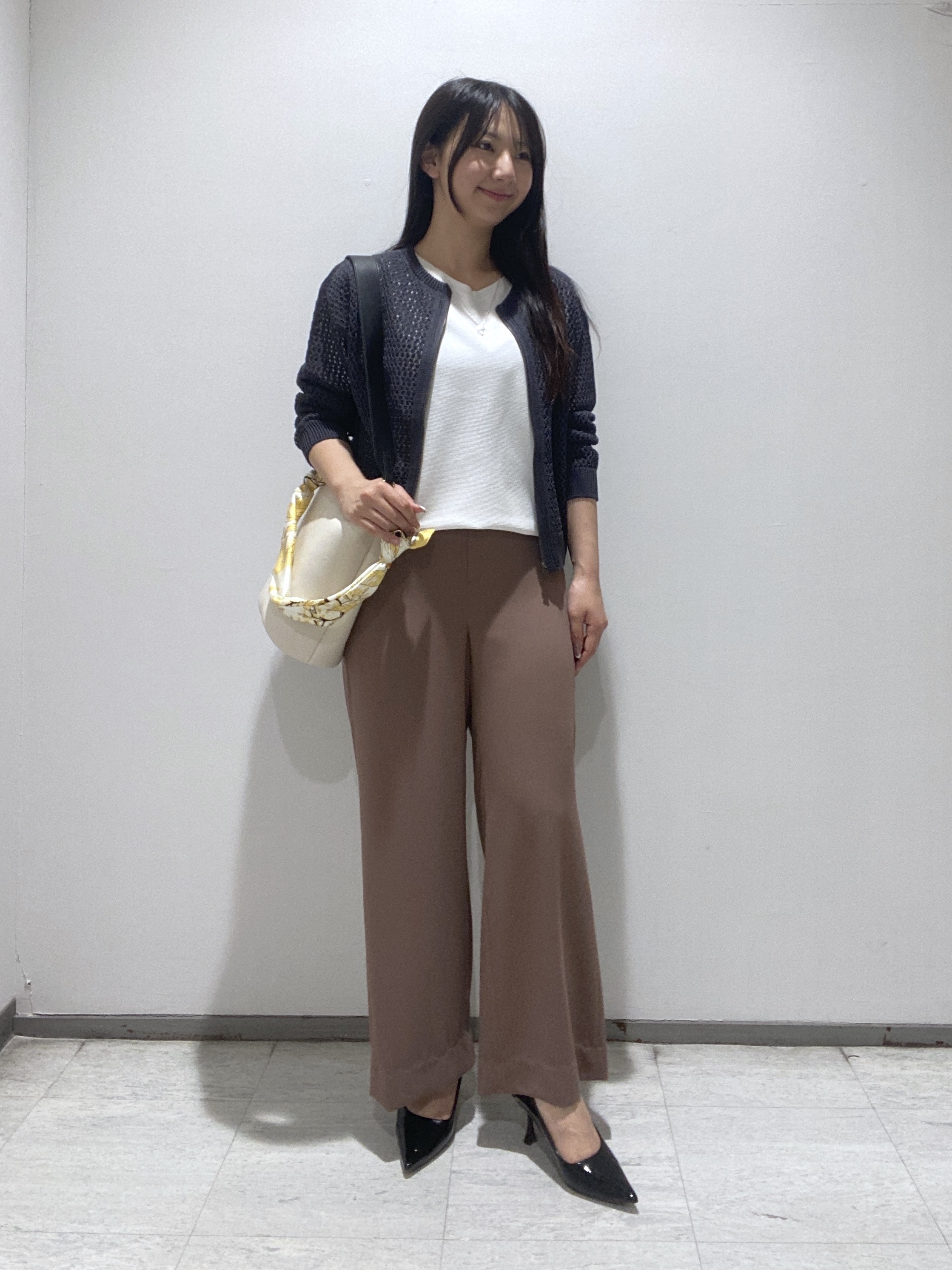 meiさんの「INDIVI｜【接触冷感／透湿／着る日傘】ドルマントップス」を使ったコーディネート