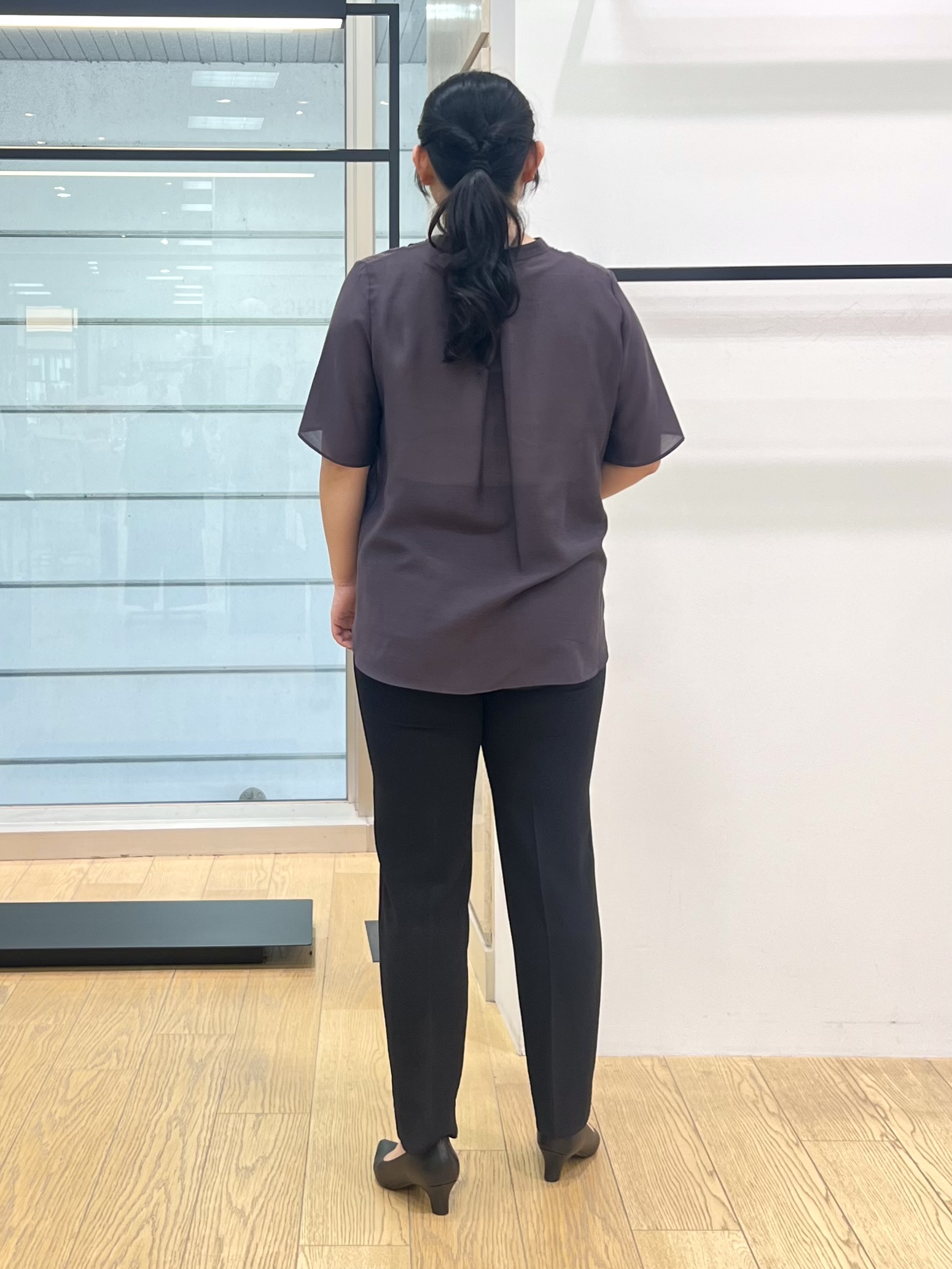 shimaさんの「INDIVI｜【洗える／多機能／SETUP可】着る日傘ダブルジャケット」を使ったコーディネート