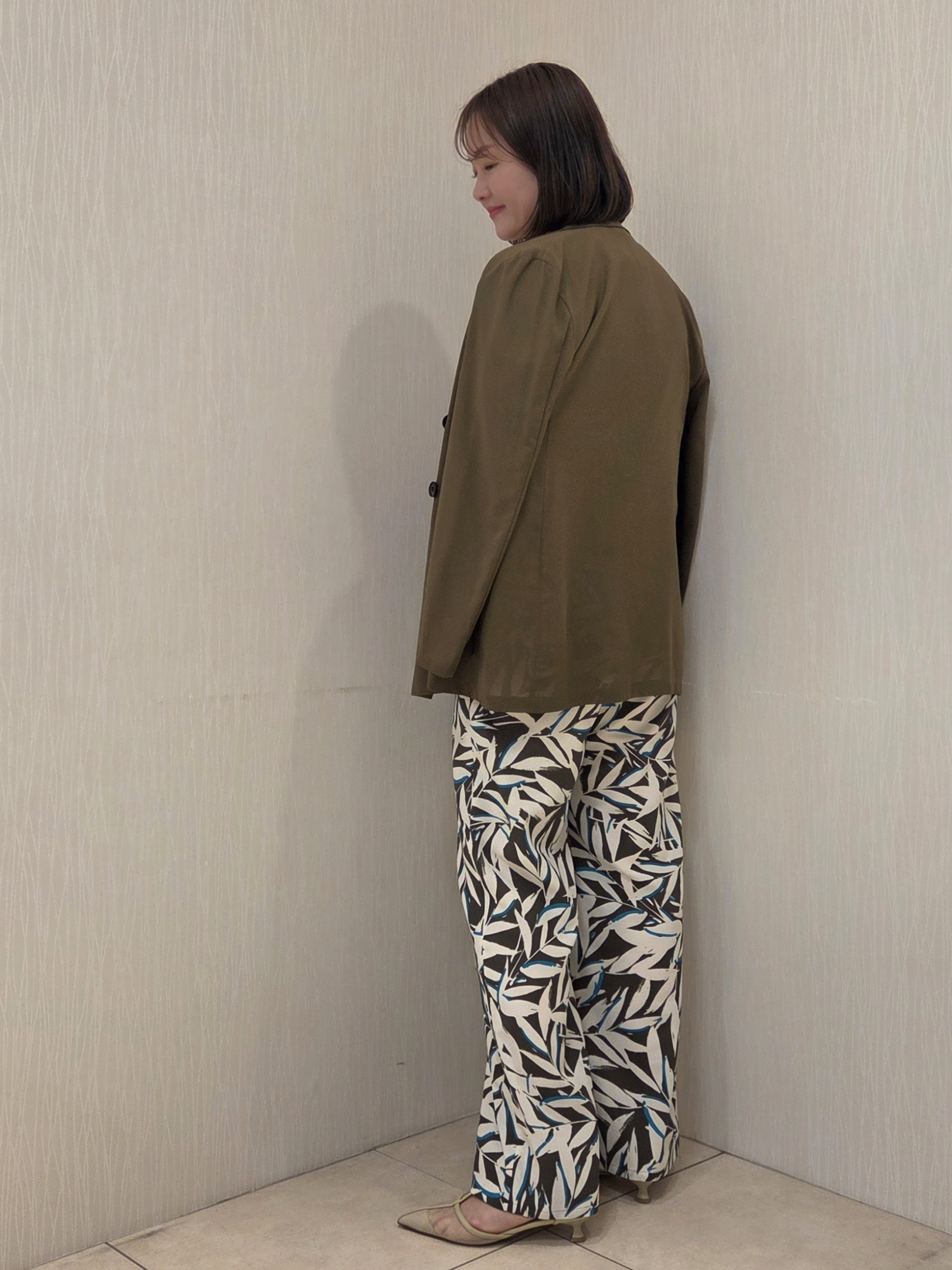 naokoさんの「UNTITLED｜◆【セットアップ可/接触冷感/通気性】ドライシアーダブルジャケット」を使ったコーディネート