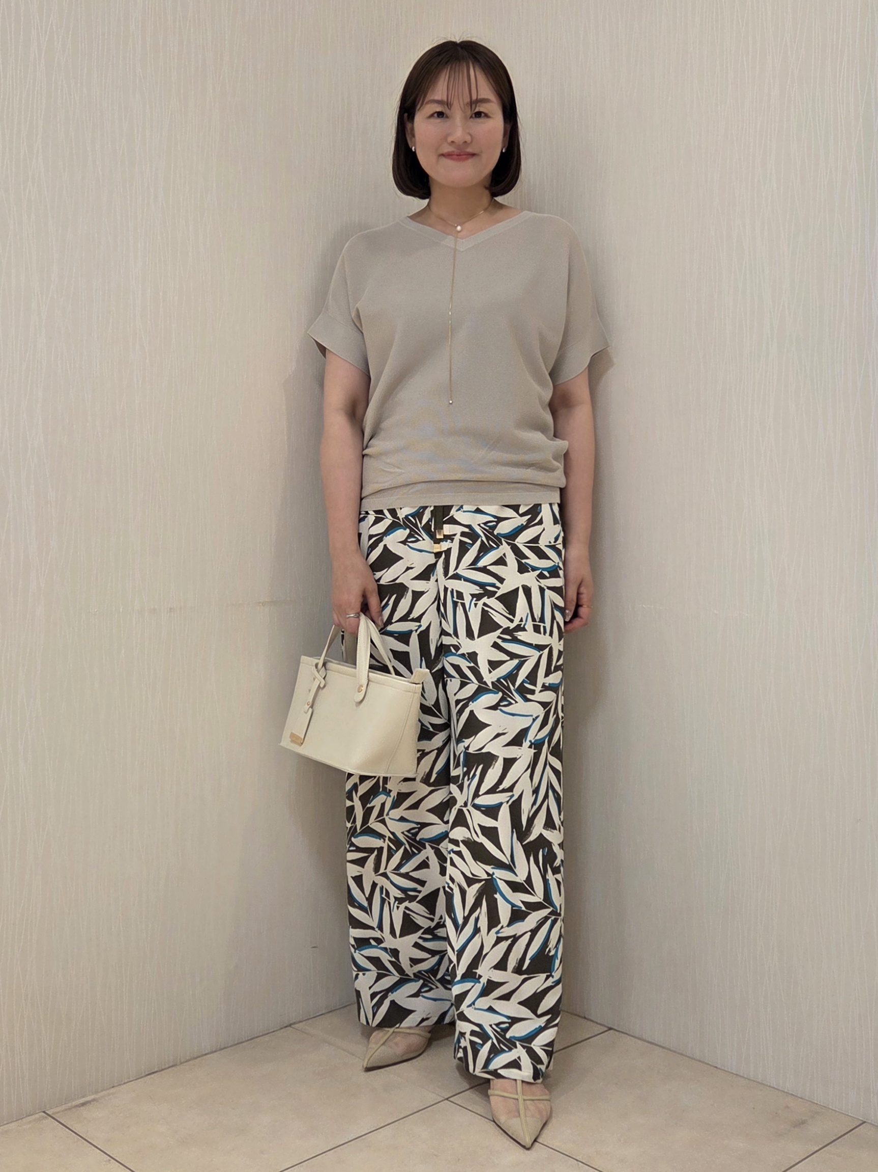 naokoさんの「UNTITLED｜◆【セットアップ可/接触冷感/通気性】ドライシアーダブルジャケット」を使ったコーディネート