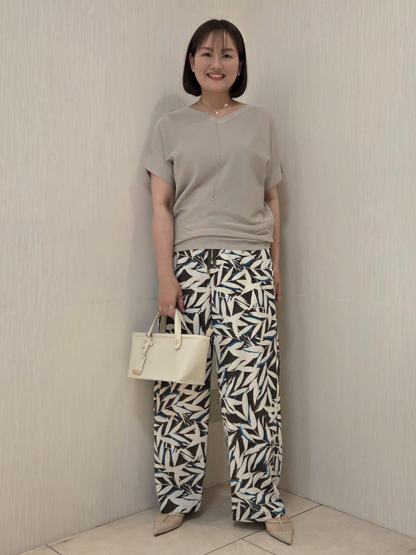 naokoさんの「UNTITLED｜◆【セットアップ可/接触冷感/通気性】ドライシアーダブルジャケット」を使ったコーディネート