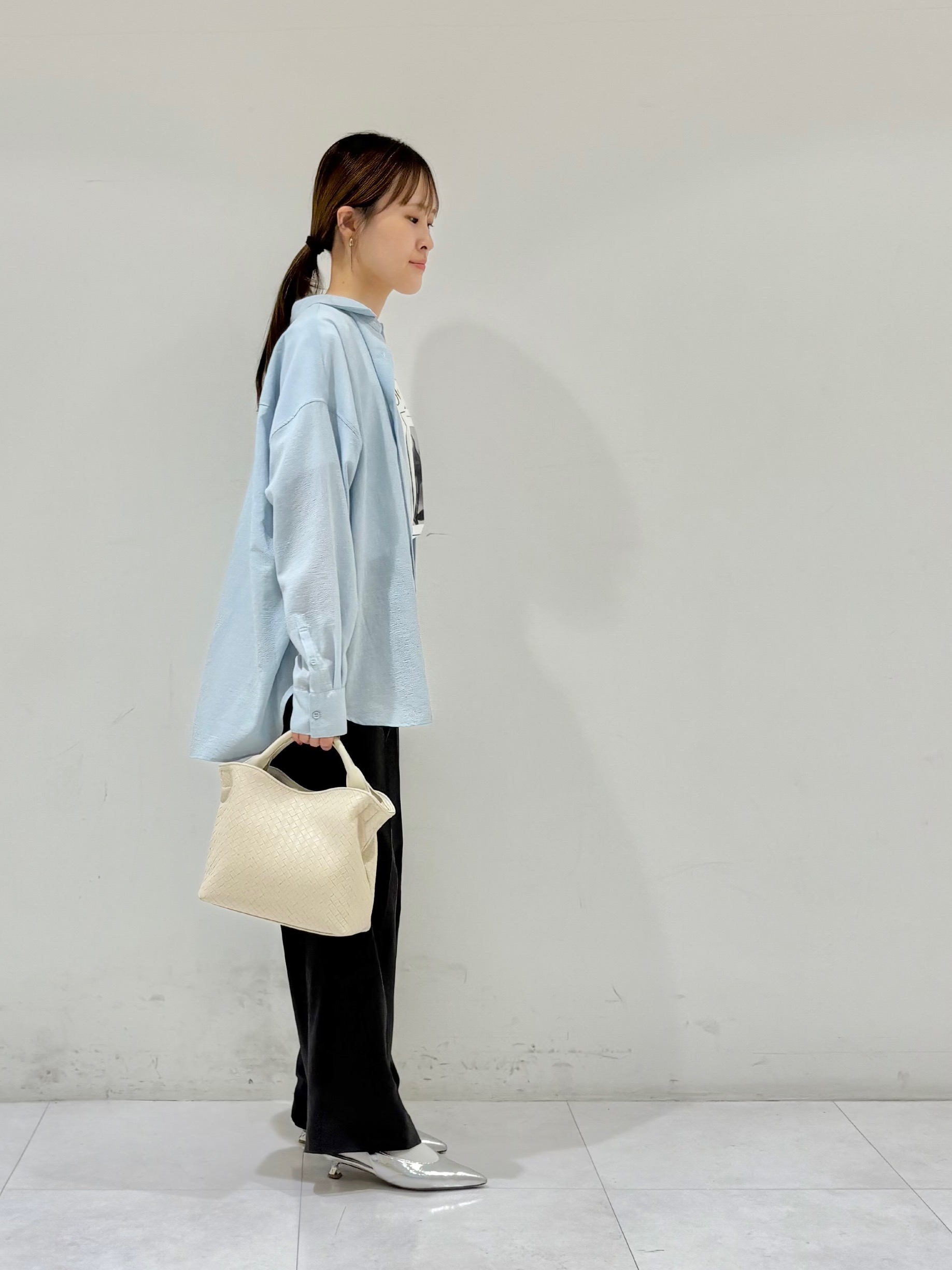 kyokaさんの「UNTITLED｜【接触冷感】ドライタッチシャツ」を使ったコーディネート