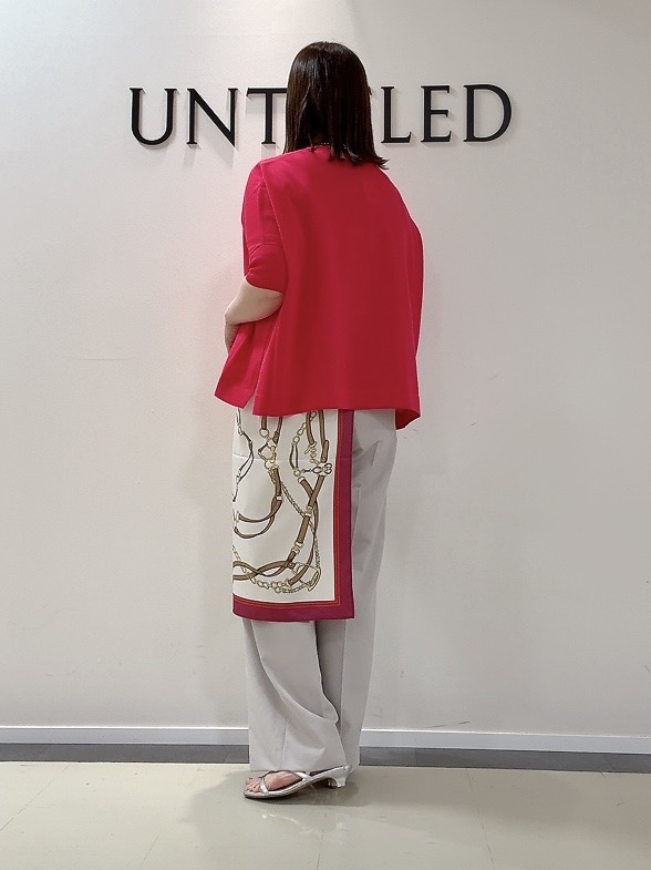 YUIさんの「UNTITLED｜【アンサンブル可/洗える】シアーレーヨンニット」を使ったコーディネート