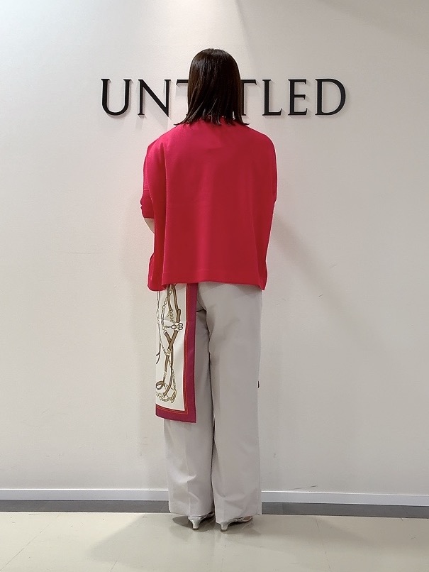 YUIさんの「UNTITLED｜【アンサンブル可/洗える】シアーレーヨンニット」を使ったコーディネート