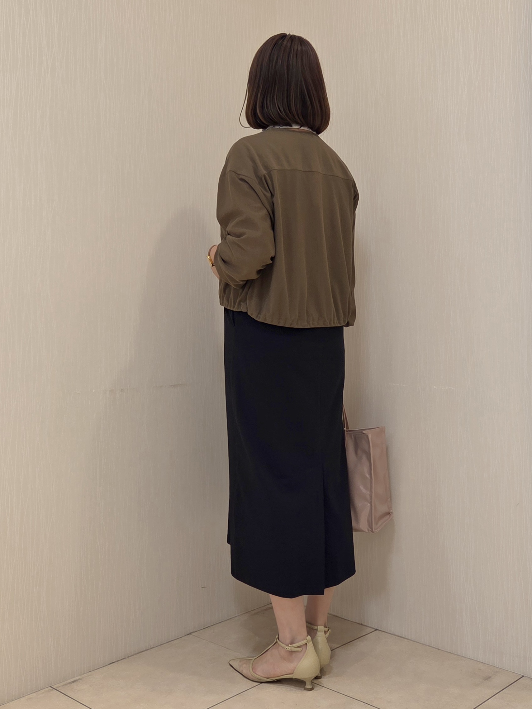 naokoさんの「UNTITLED｜◆【古畑星夏さん着用/洗える】シアーブルゾン」を使ったコーディネート