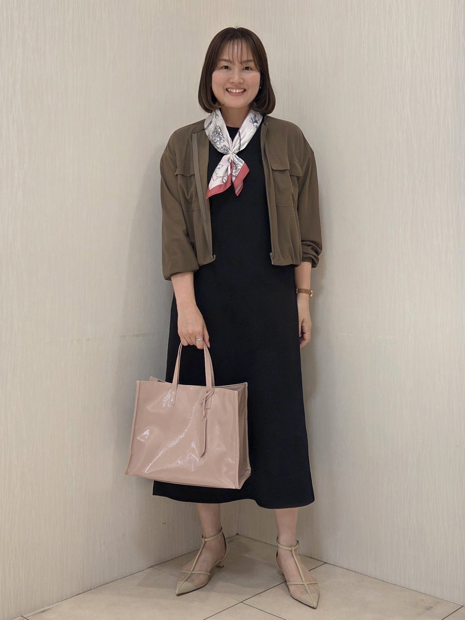 naokoさんの「UNTITLED｜◆【古畑星夏さん着用/洗える】シアーブルゾン」を使ったコーディネート