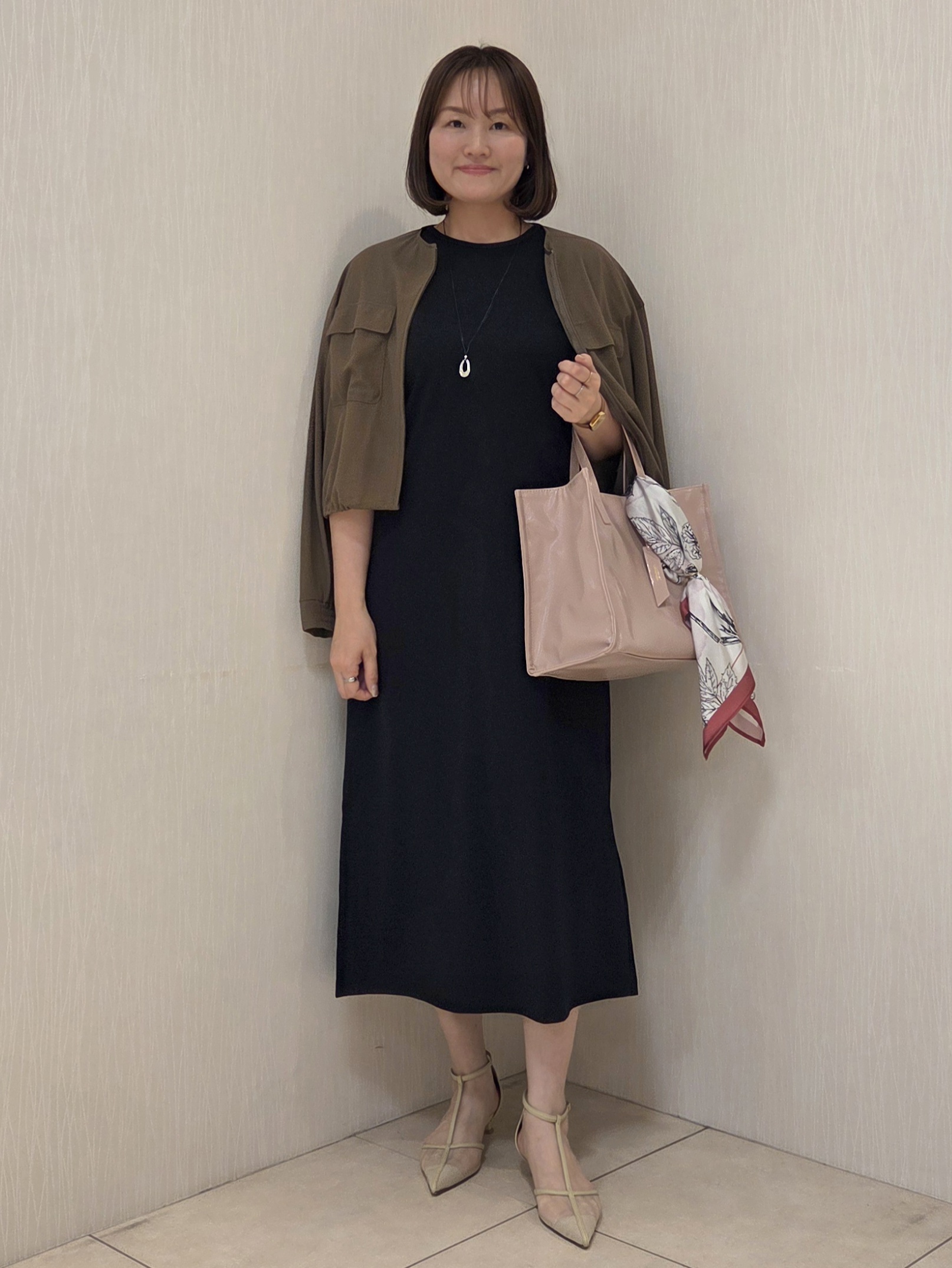 naokoさんの「UNTITLED｜◆【古畑星夏さん着用/洗える】シアーブルゾン」を使ったコーディネート